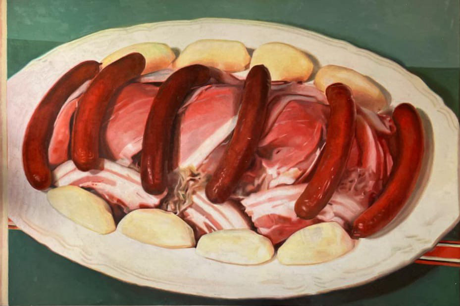 Chucrute, 2014, huile sur toile