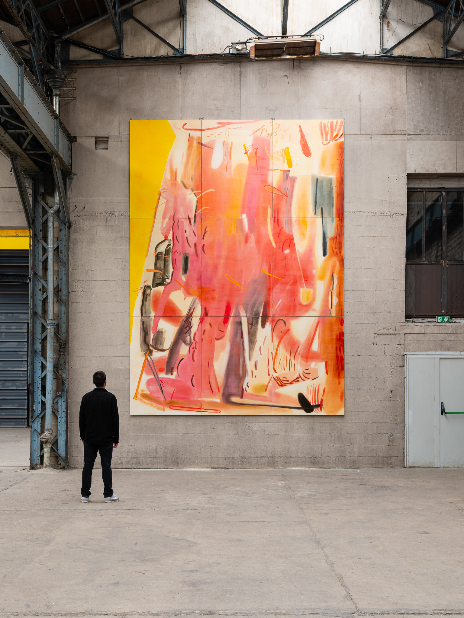 Sans titre, 2026, huile sur toile, 540 x 390 cm