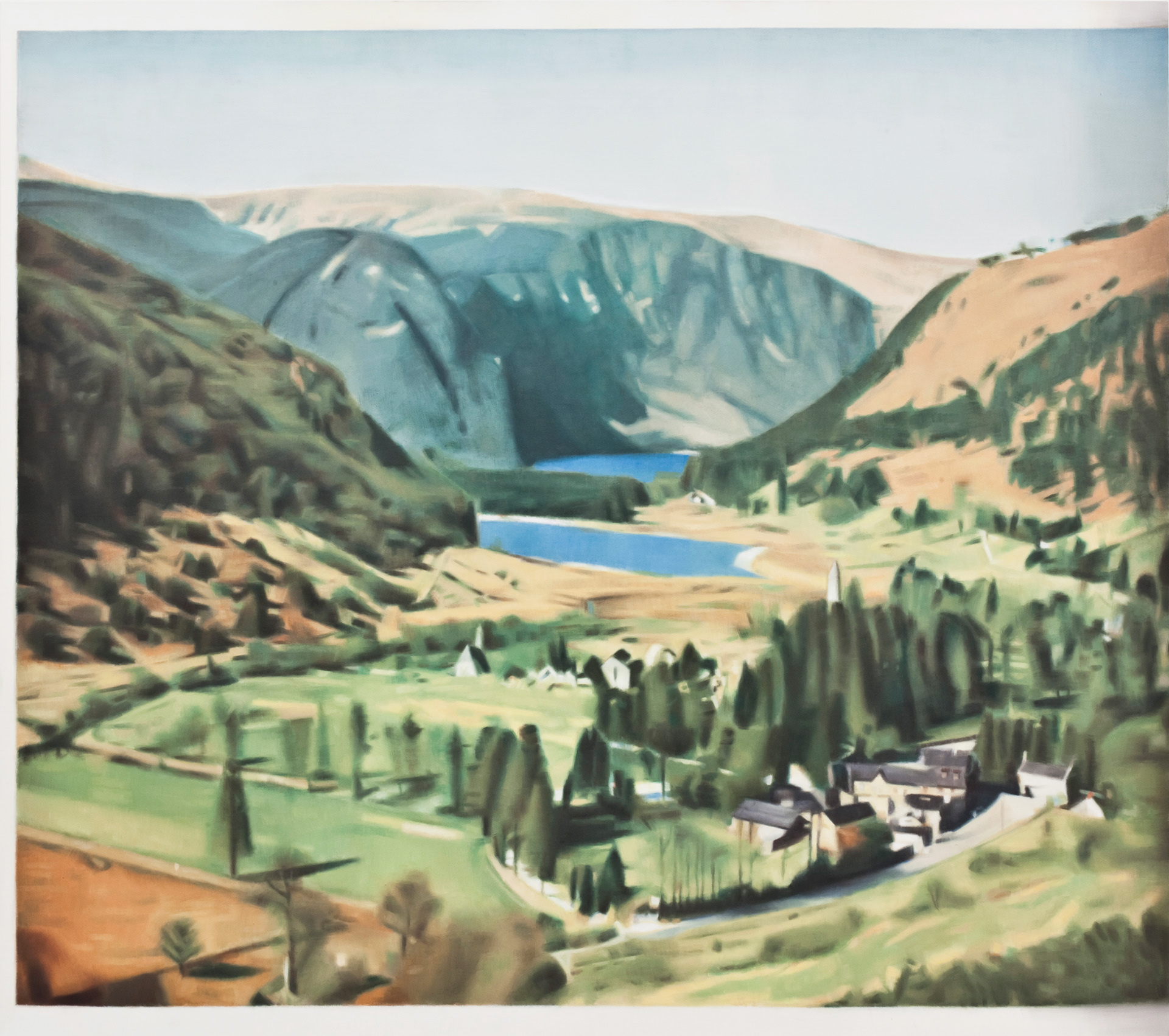 Sans titre, huile sur toile, 120 x 140 cm