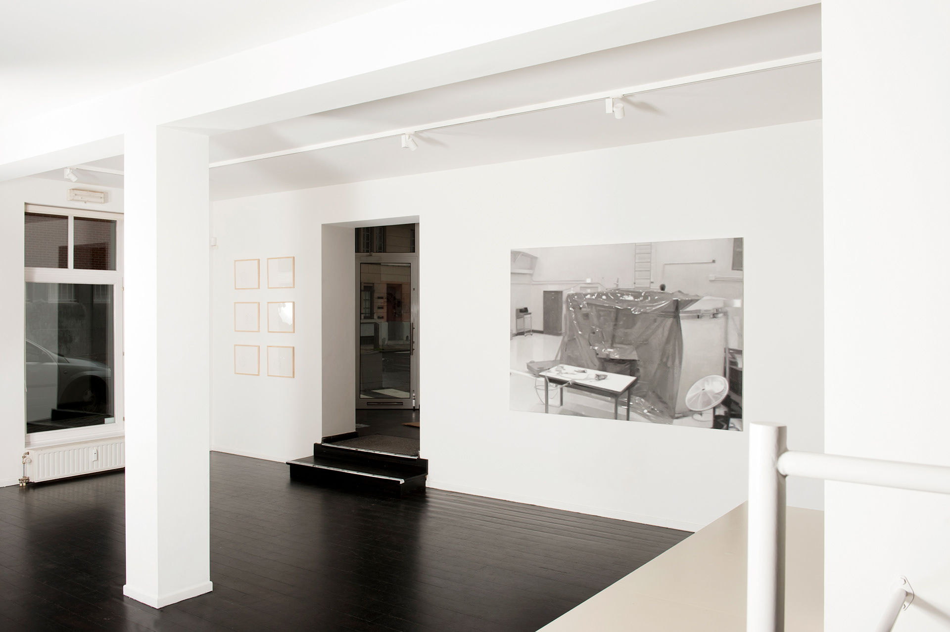 Vue de l'exposition, 2012, Galerie Bobson-Emelinkckx, Bruxelles,  Belgique.