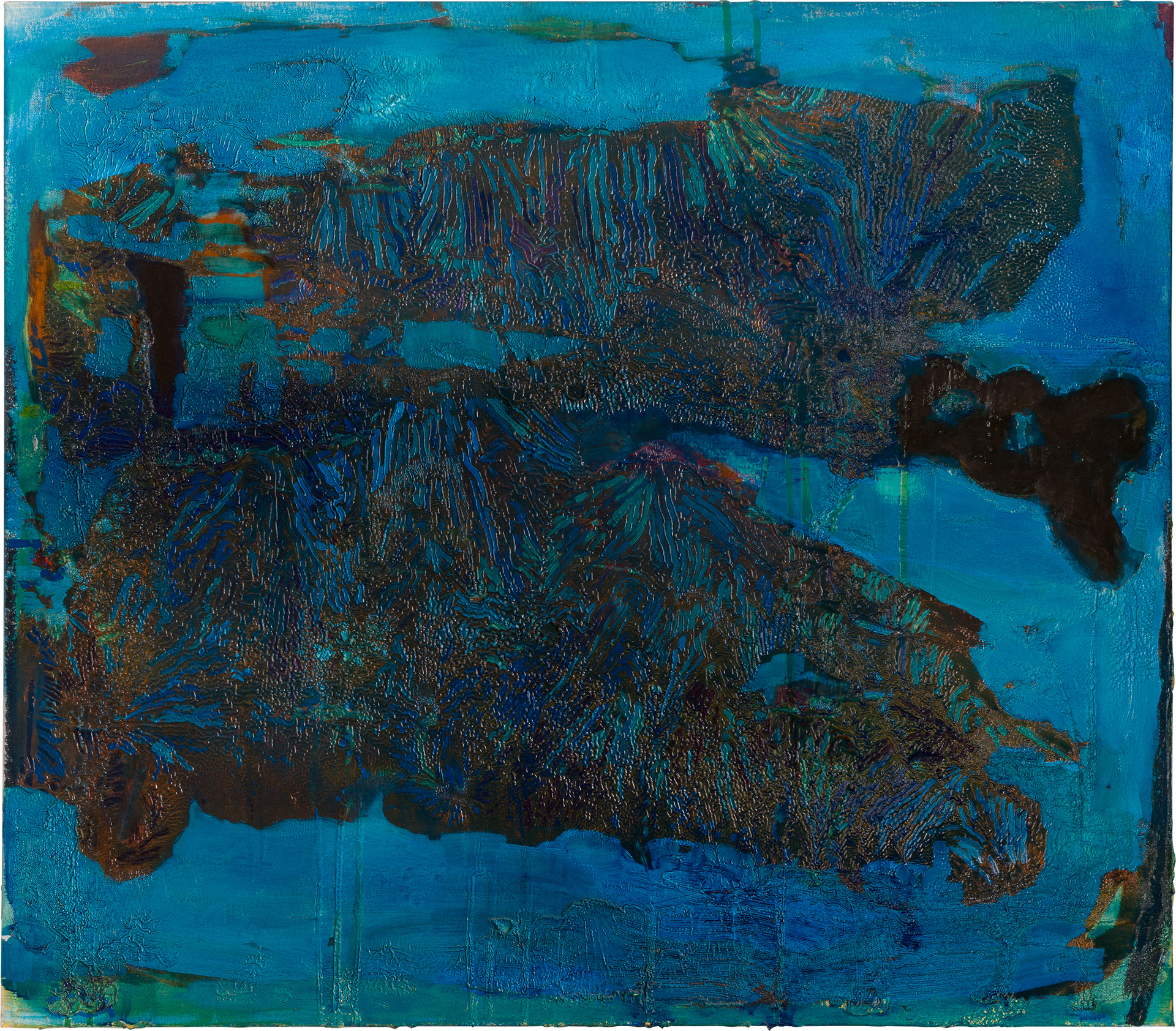 Labirinto, 2024, huile sur toile, 60 x 80 cm