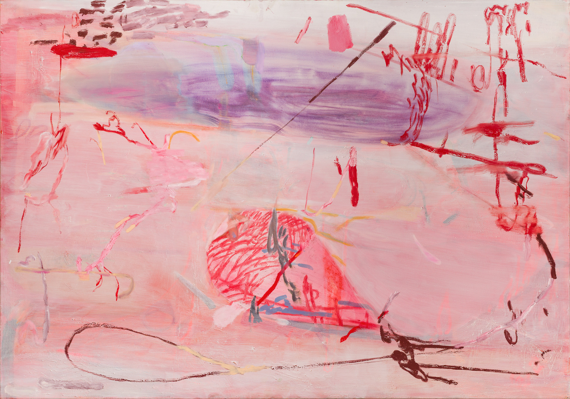Aquario, 2024, huile sur toile, 150 x 200 cm