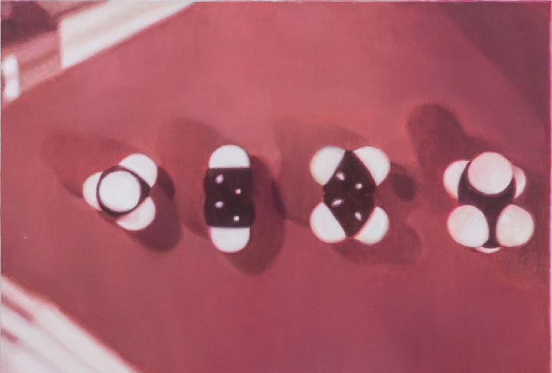 N° 2, 2011, huile sur toile, 50 x 70 cm