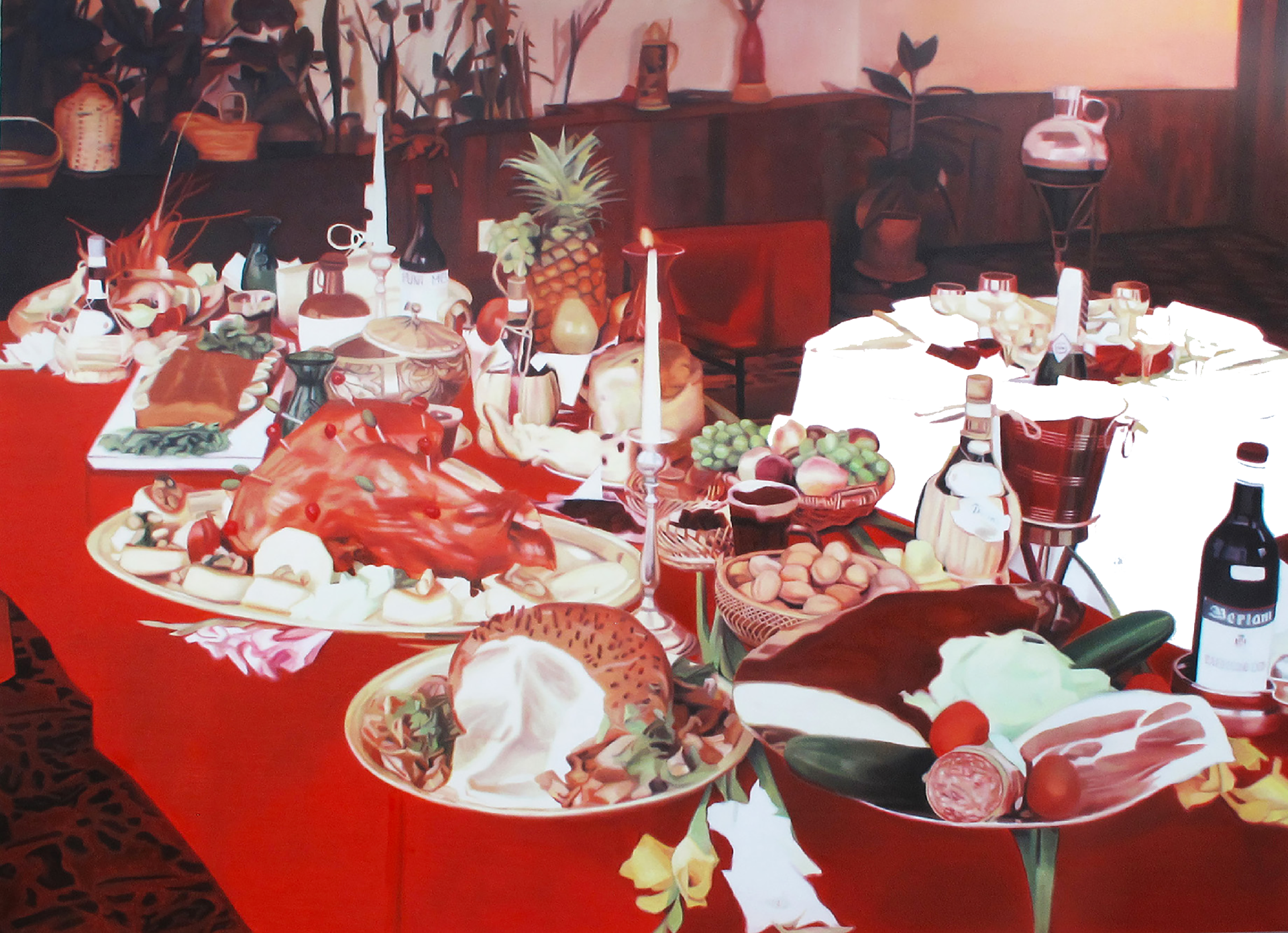 Sans titre, 2013, huile sur toile, 200 x 300 cm