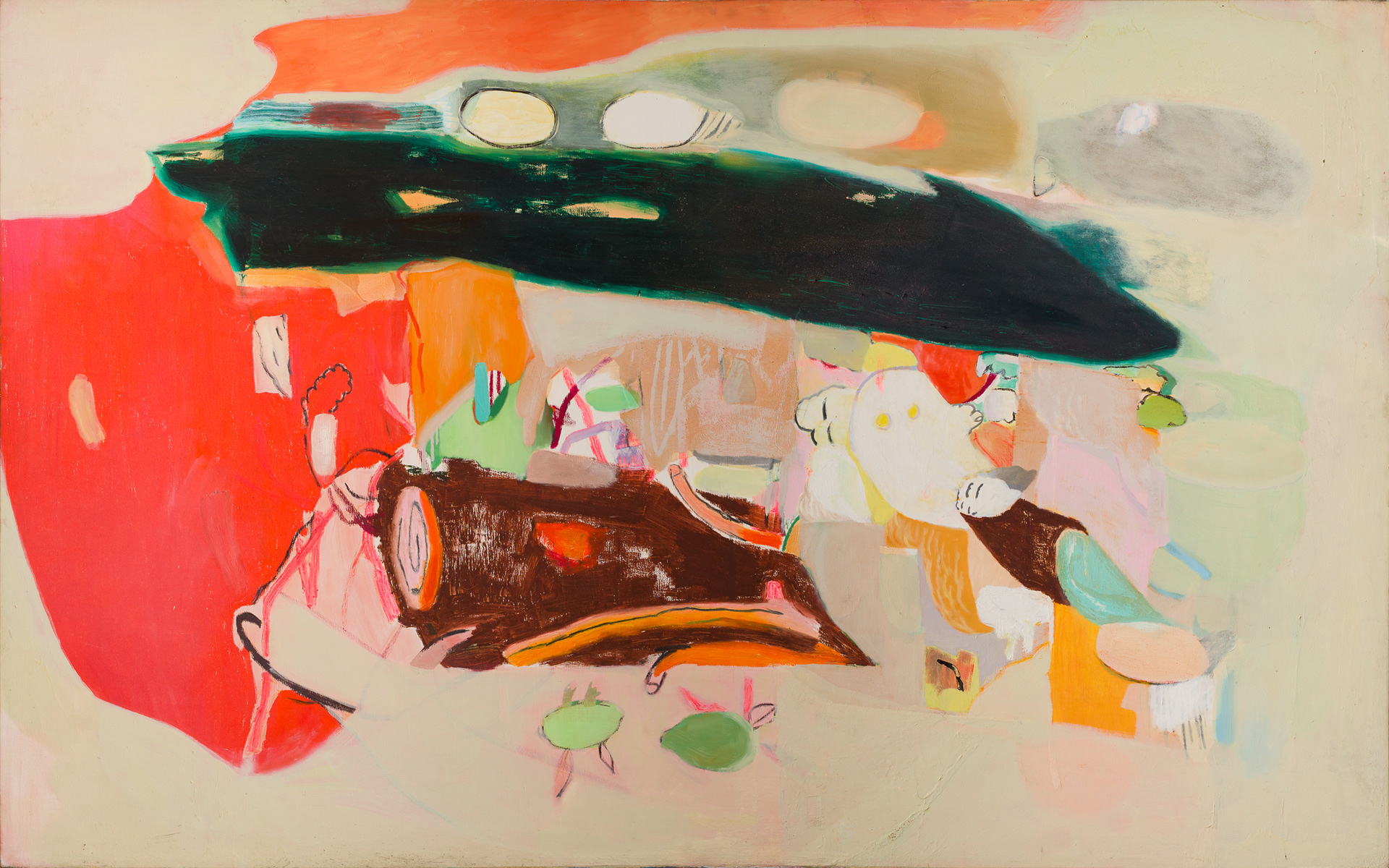 Sans titre, 2024, huile sur toile, 40 x 50 cm