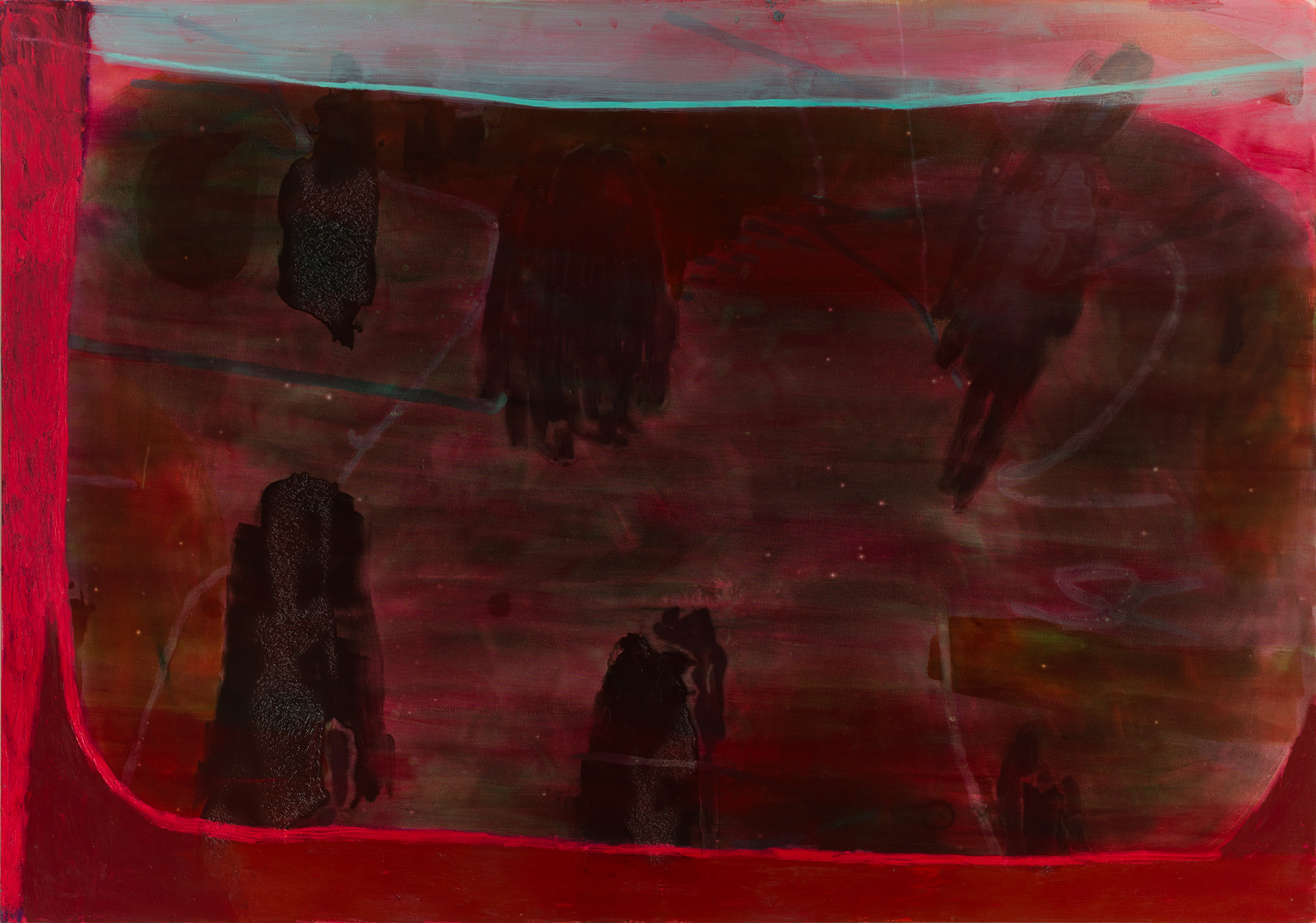 Turmalina, 2024, huile sur toile, 140 x 200 cm