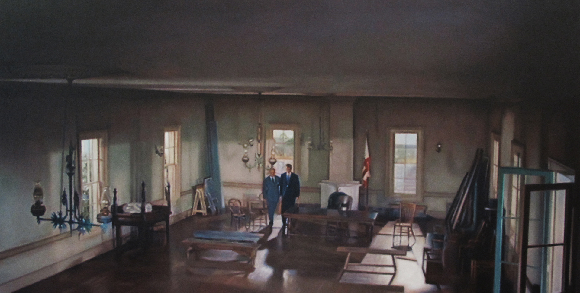 Sans titre, 2012, huile sur toile, 100 x 200 cm