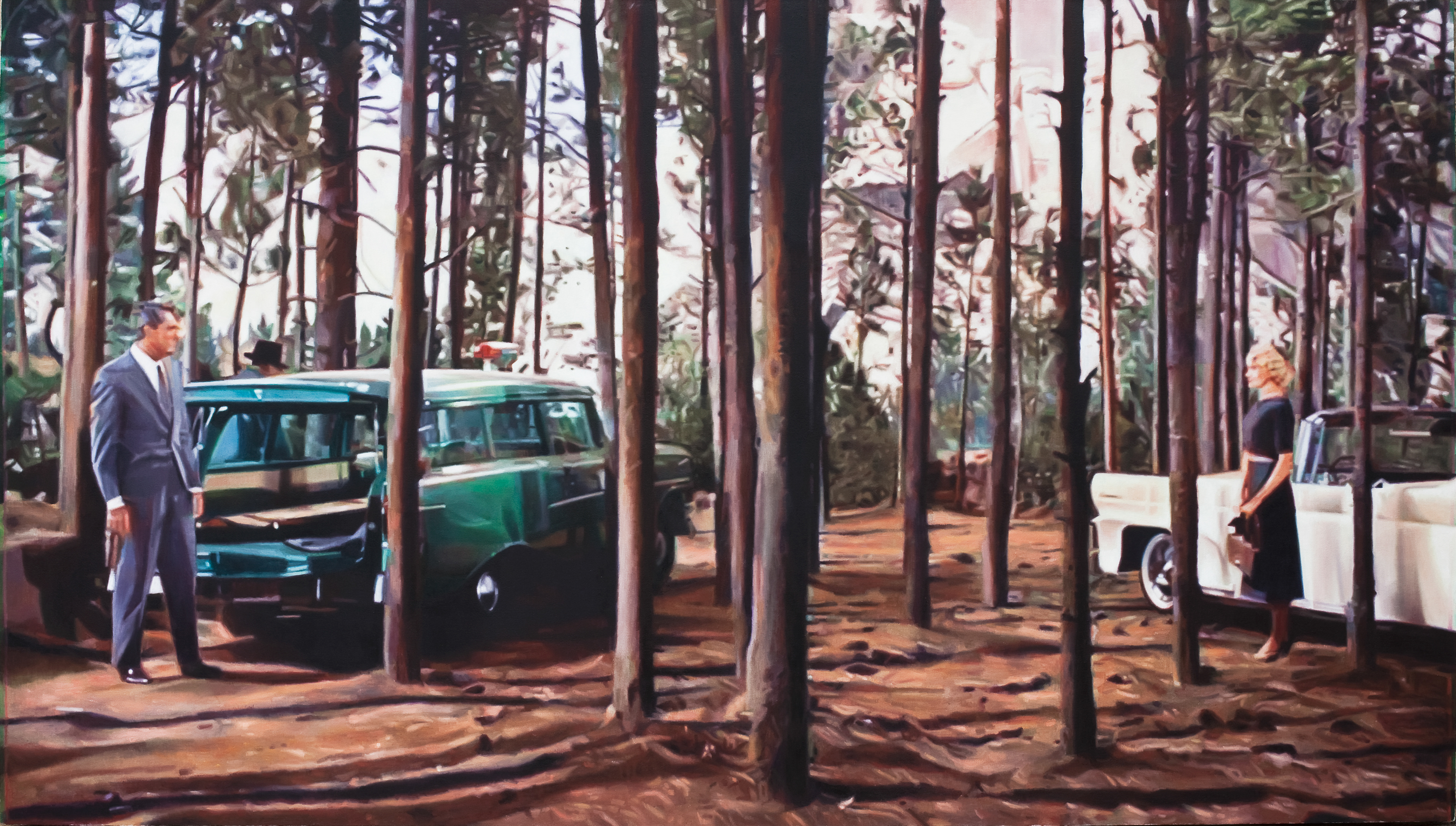 Hubert, 2012, huile sur toile, 175 x 300 cm
