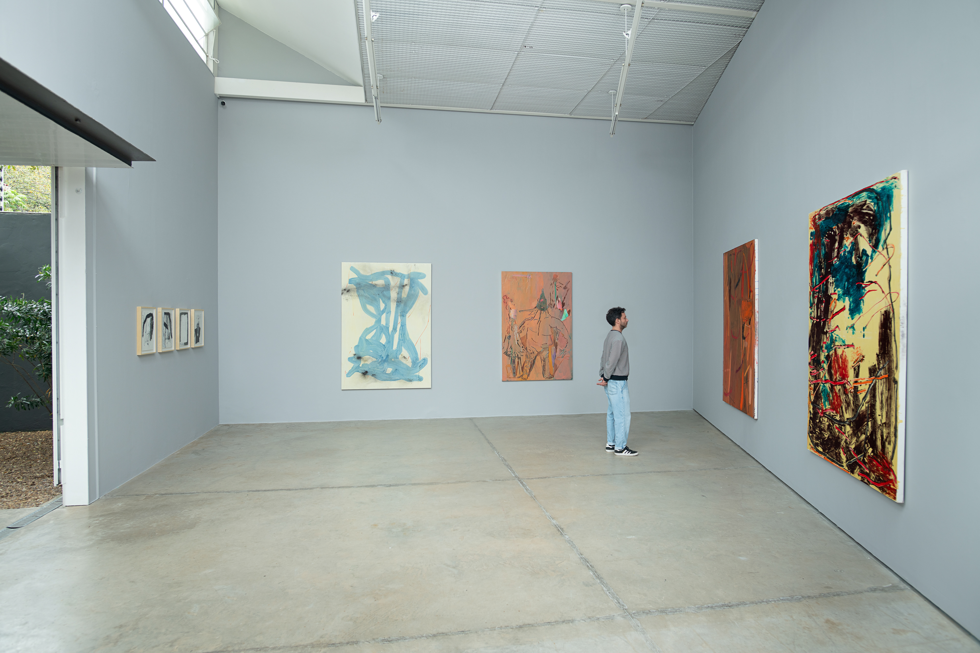 Vue de l'exposition Rafael Carneiro, Homem-Natal e outras histórias…, Août/Octobre 2025, Galeria Luciana Brito, São Paulo, Brésil. © Edouard Fraipont