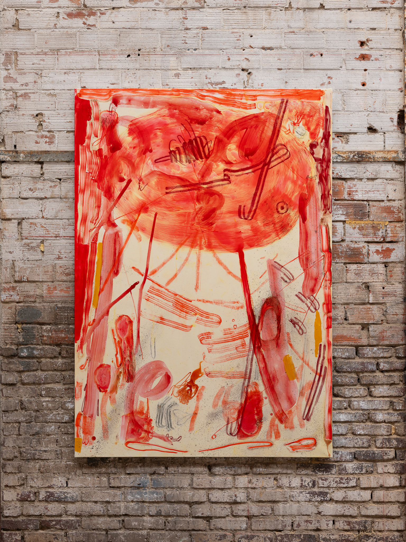 Sans titre, 2026, huile sur toile, 180 x 130 cm