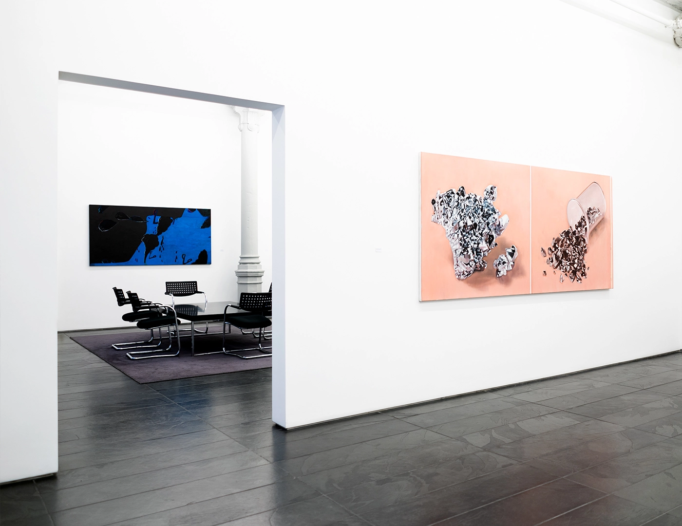 Vue de l'exposition Rafael Carneiro, Galo, Pedra, Aeroporto, Août/Novembre 2019, Galerie Xippas, Montevideo, Uruguay. © Galerie Xippas
