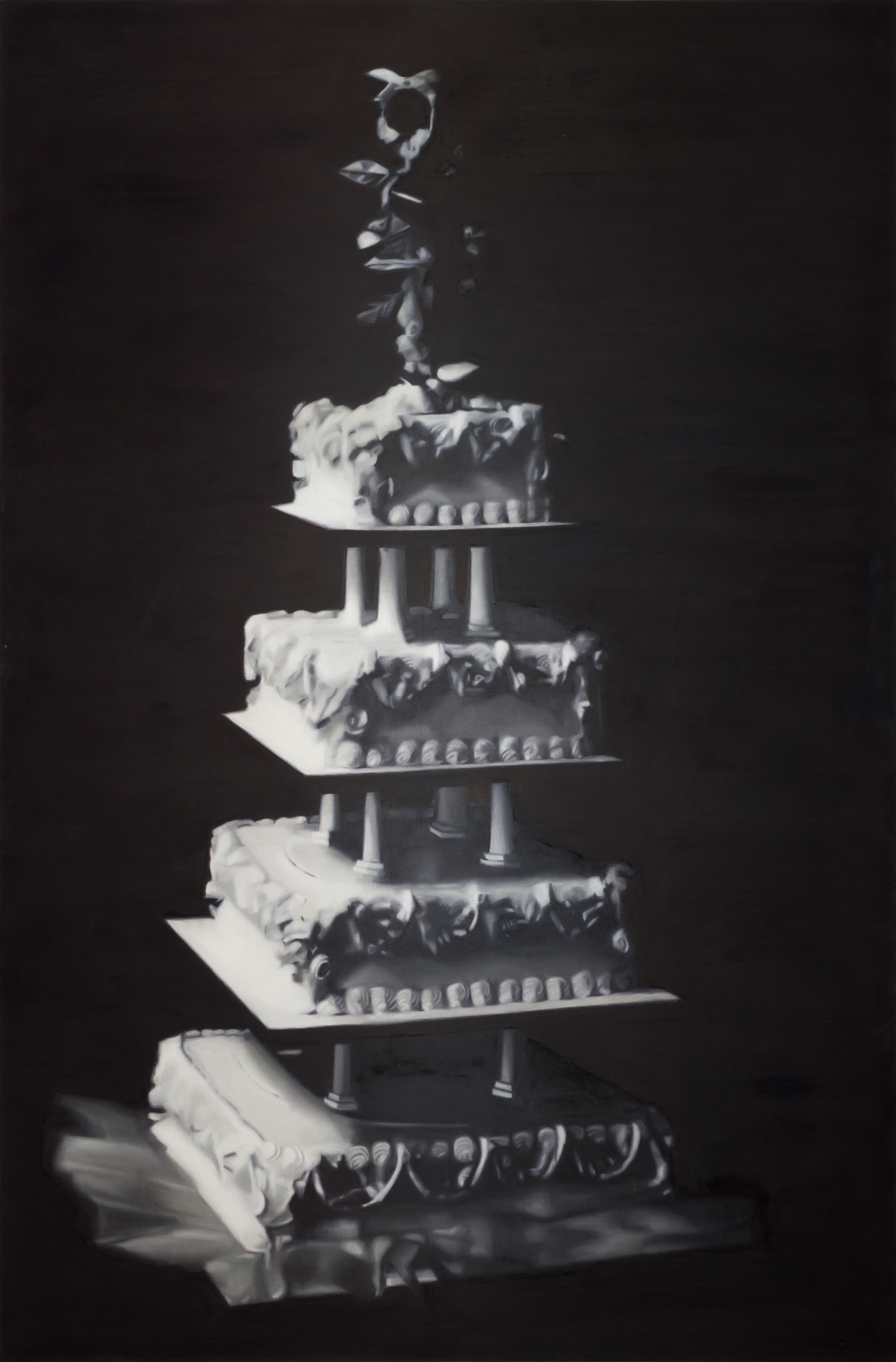 Bolo de Casamento, 2012, huile sur toile, 230 x 150 cm