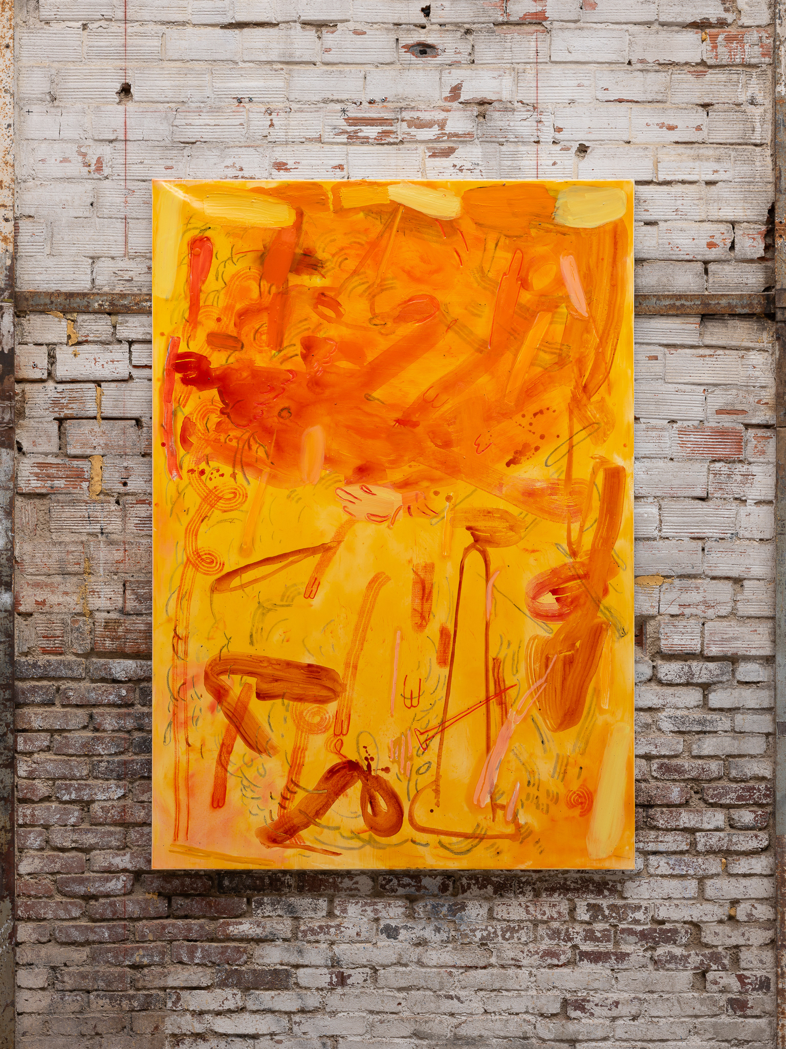 Sans titre, 2026, huile sur toile, 180 x 130 cm