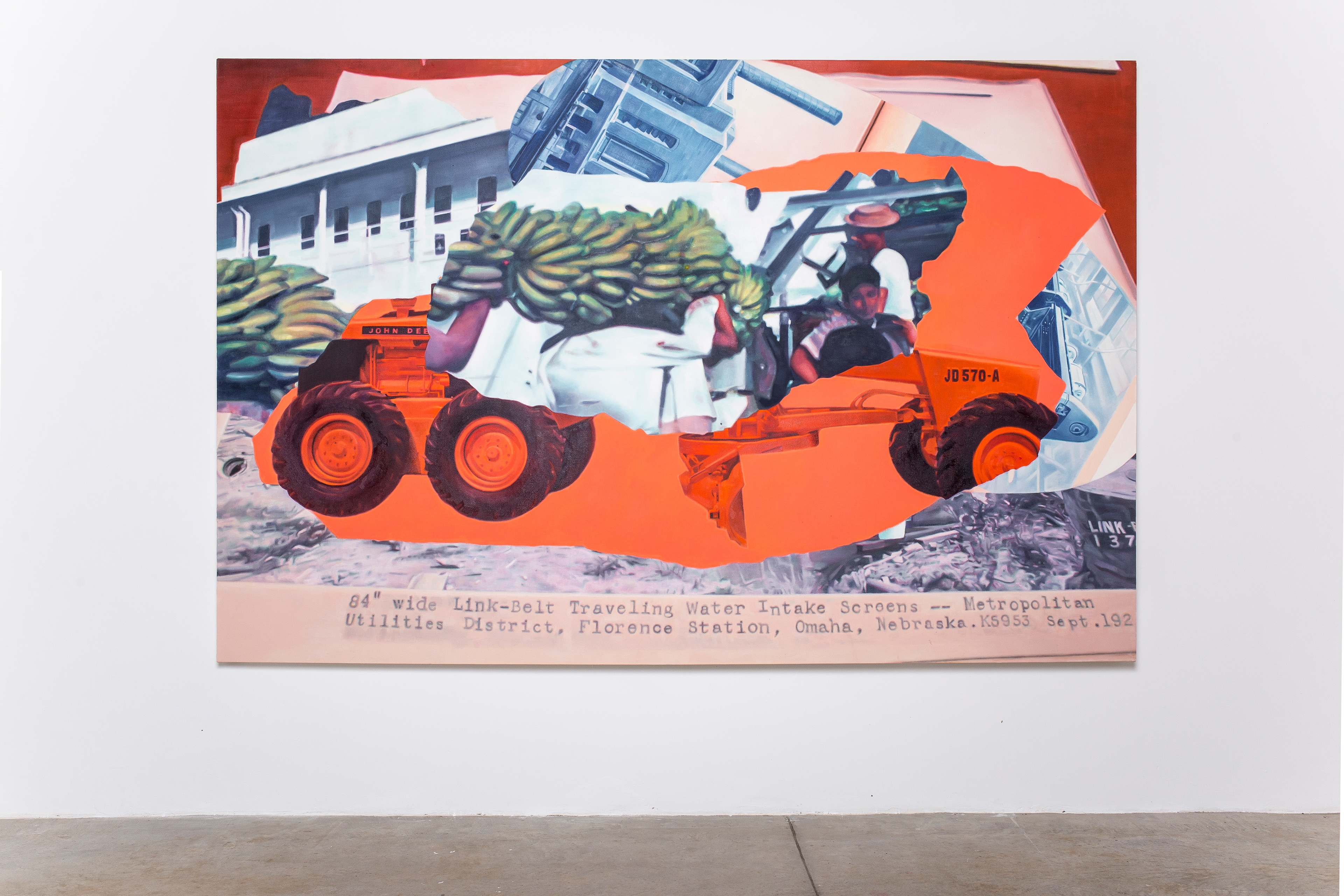 Sans titre, 2017, huile sur toile , 200 x 300 cm