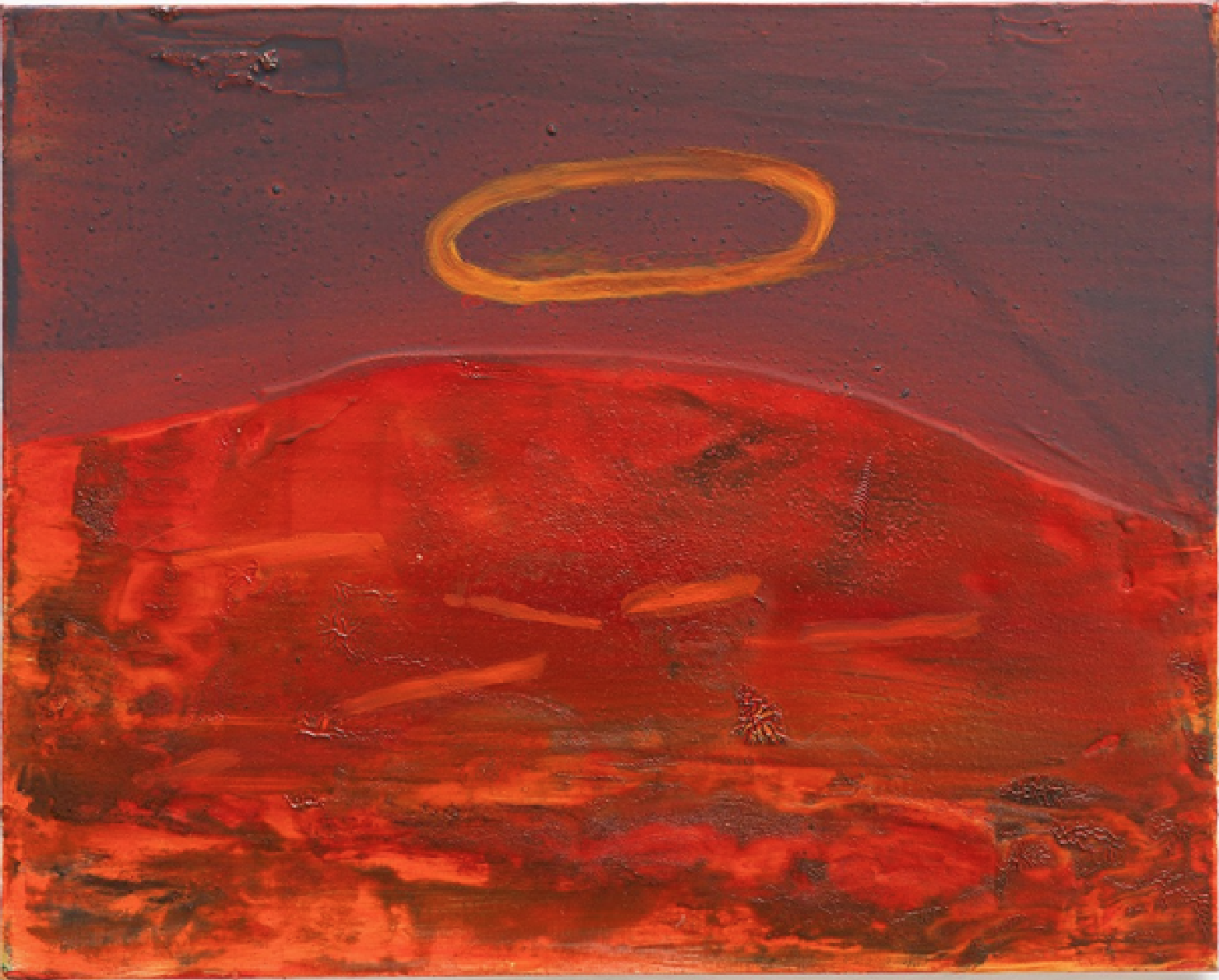 Sans titre, 2024, huile sur toile, 40 x 50 cm