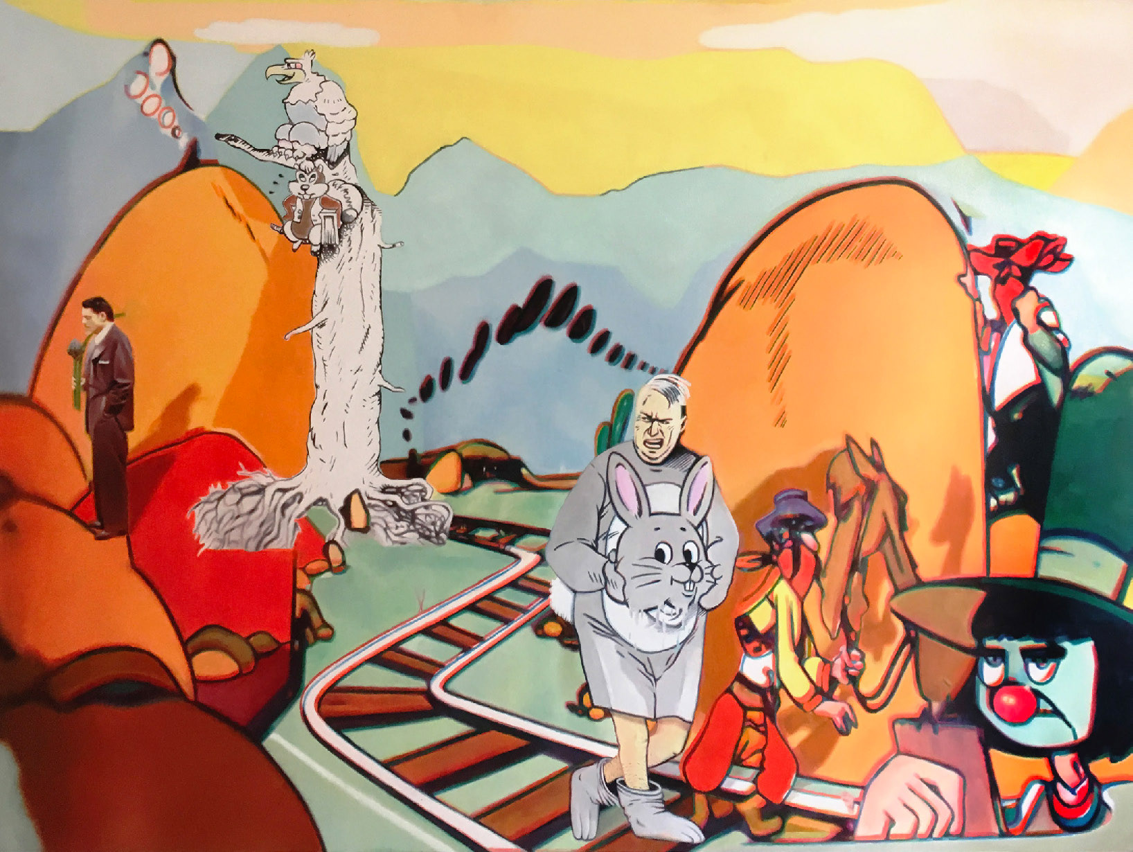Coelho, 2019, huile sur toile, 150 x 200 cm