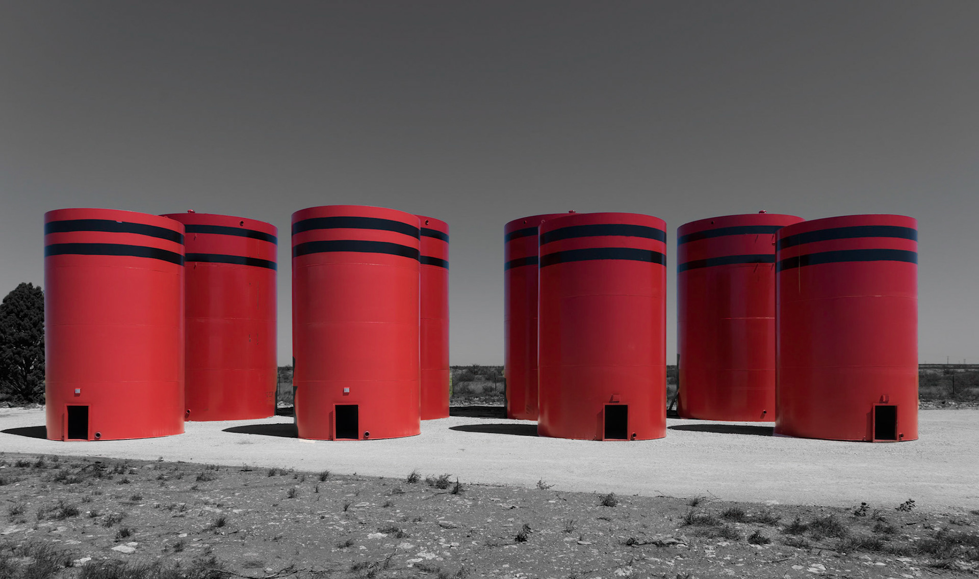 Storage Tanks, NM, 2015