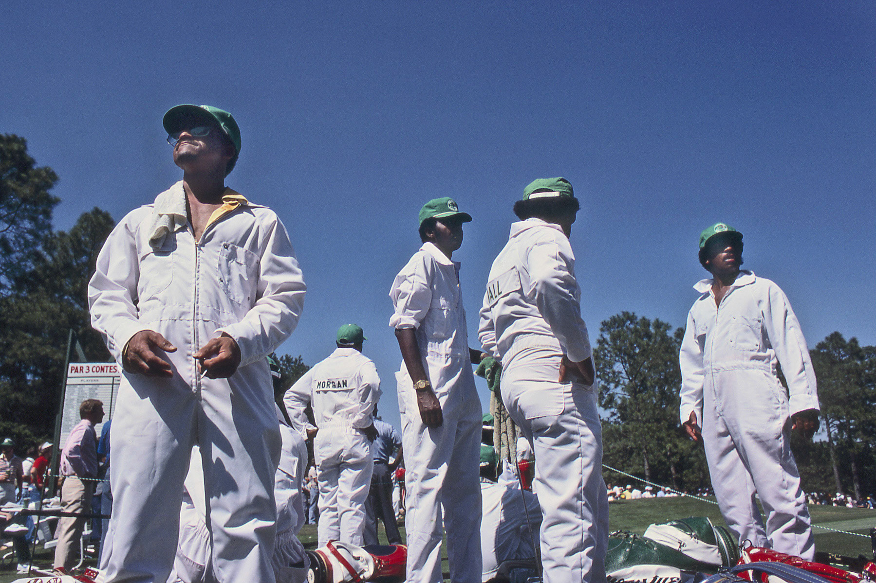 The Masters caddies, 1978