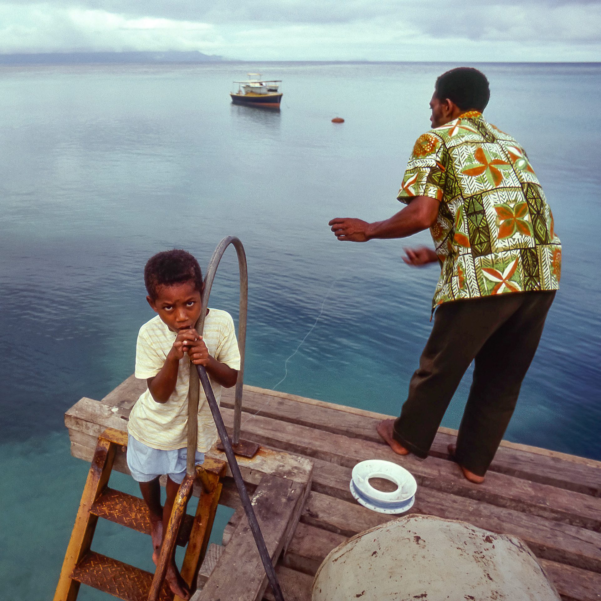 Fishing in Fiji, 1976