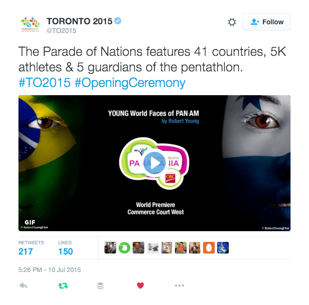 PAN AM GAMES SOCIAL MEDIA