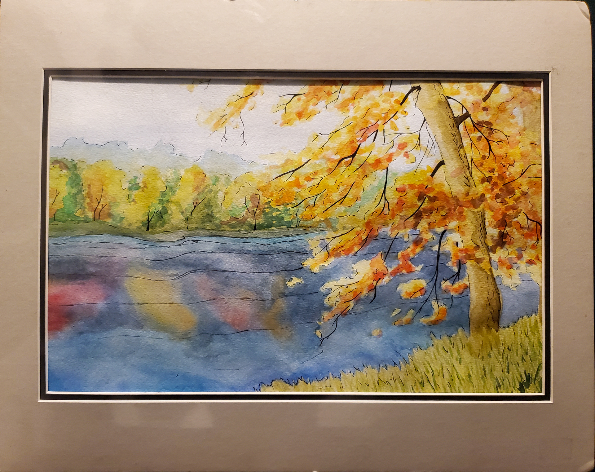 Watercolor based on image