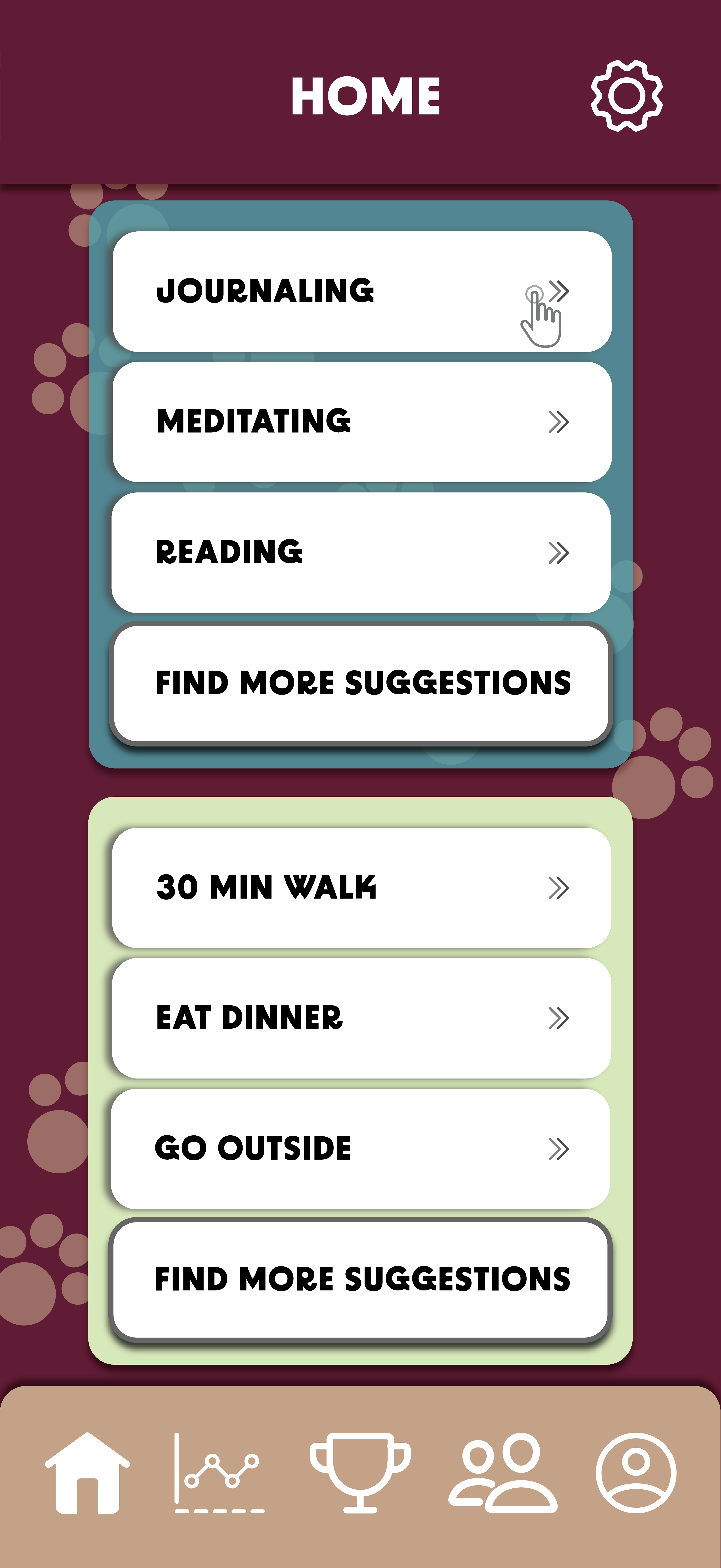 Home Screen Scroll