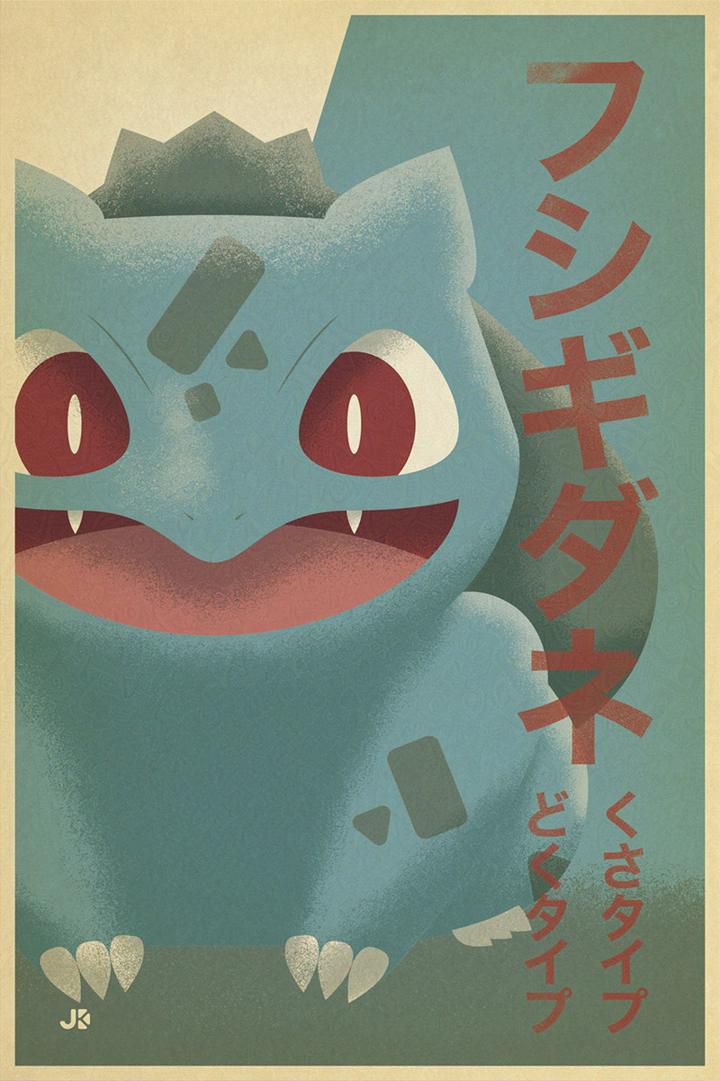 Part of an ongoing Pokemon fan art series