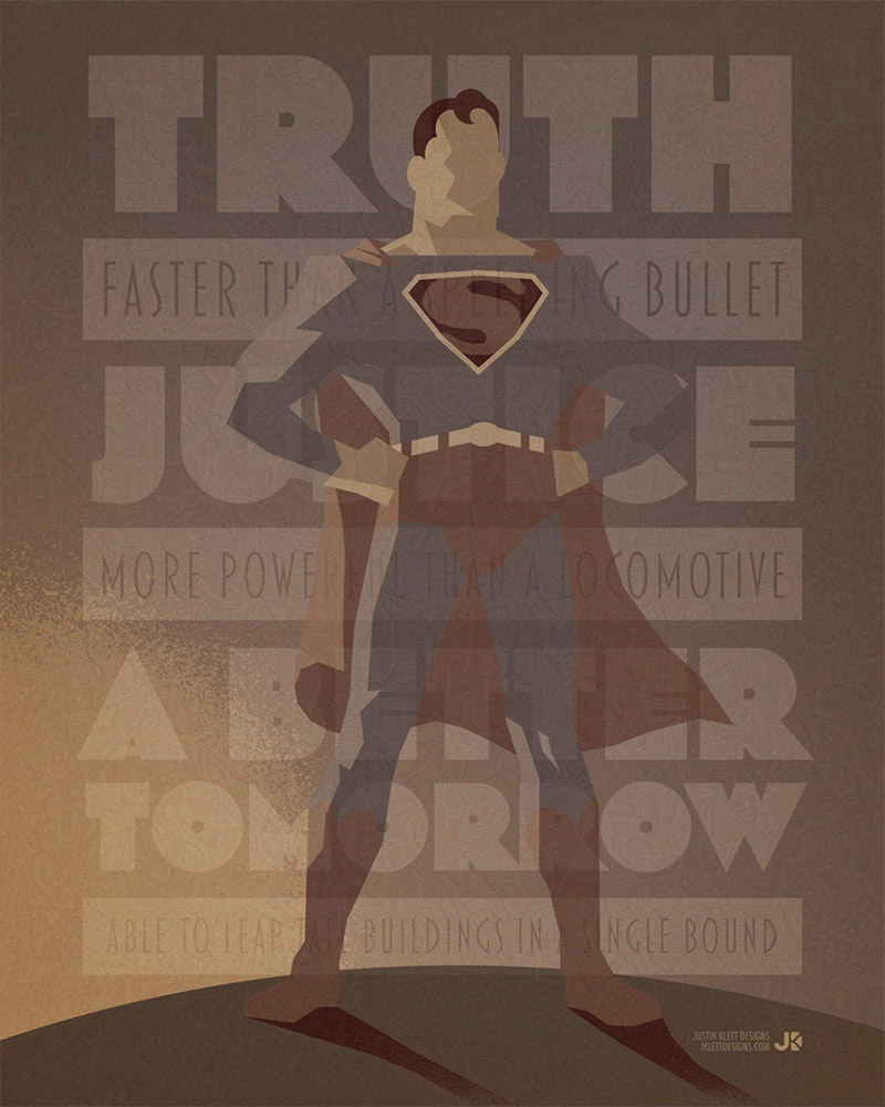 Superman tribute fan art piece
