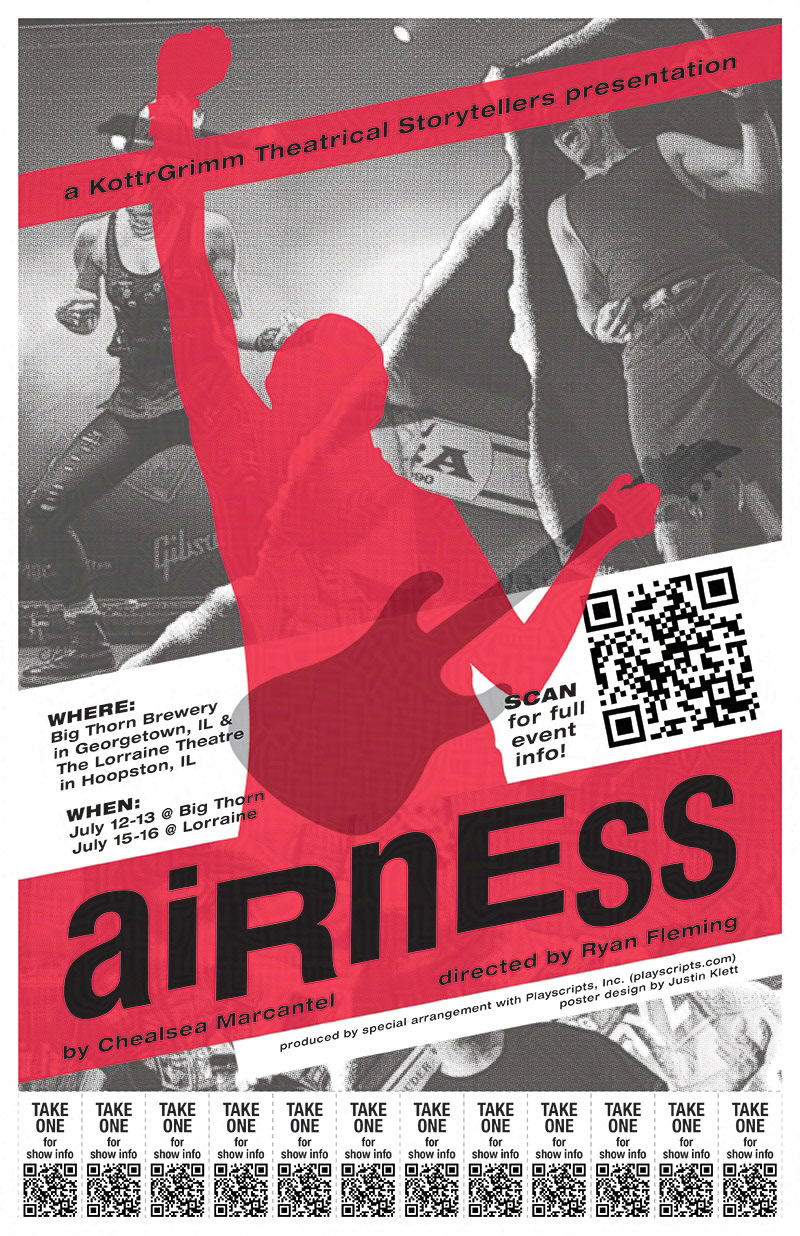 Poster design for a local theatrical production. Created as a commission