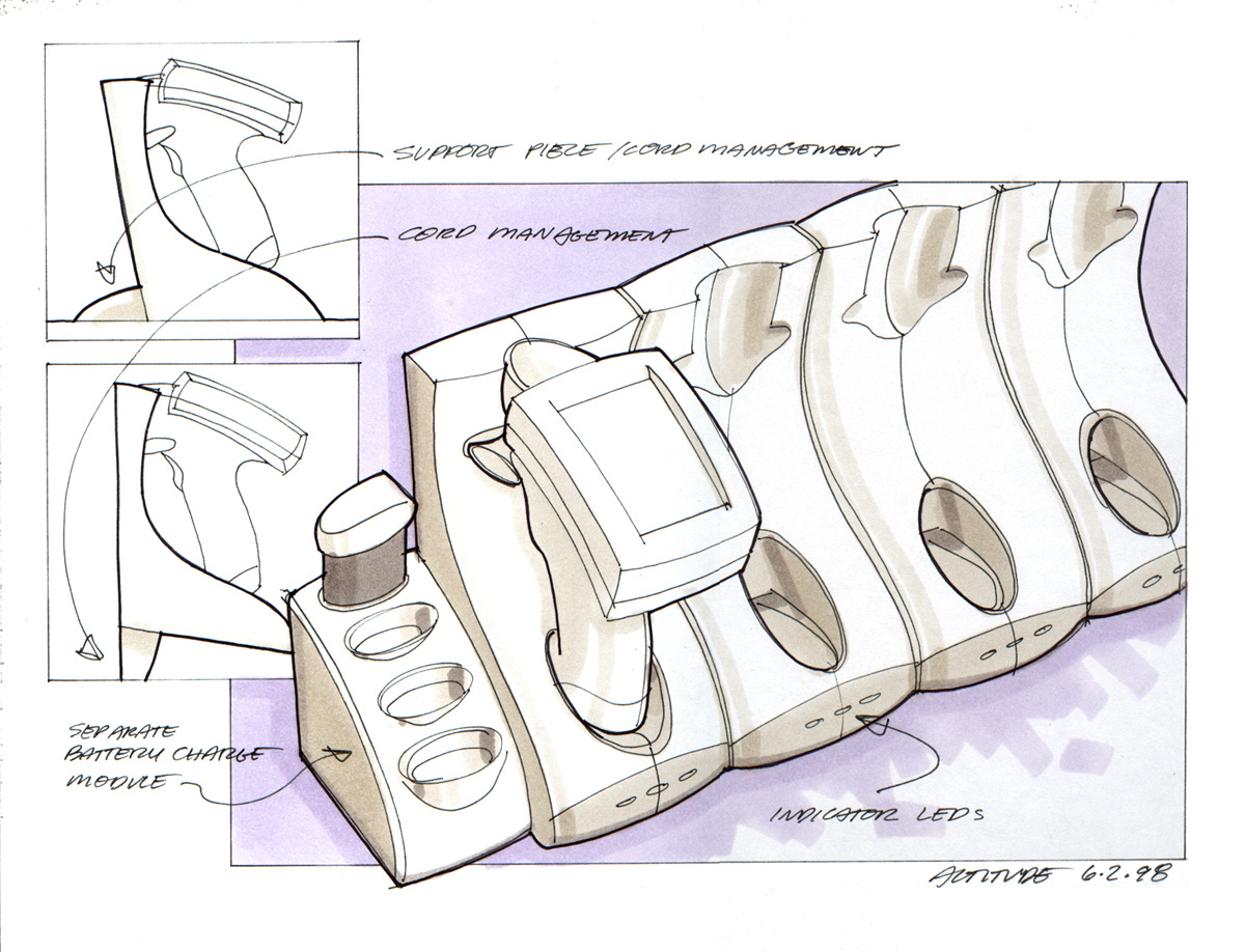 Handheld Terminal Cradle Concept