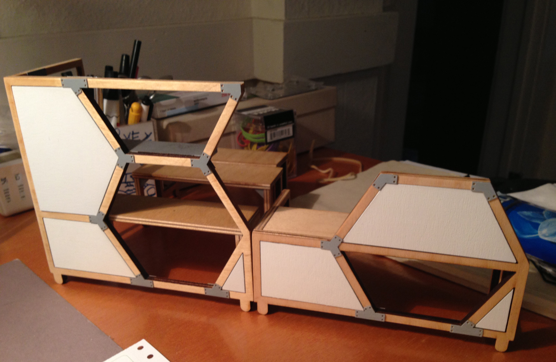 Model of revised design.