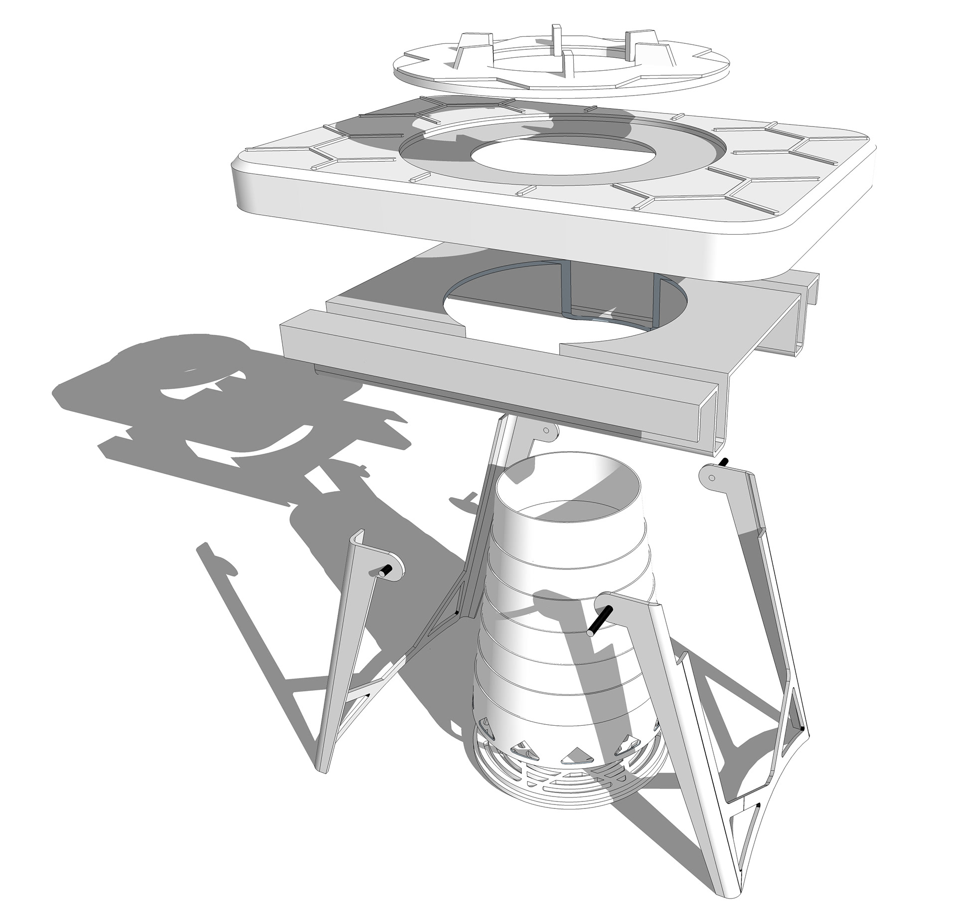 Early CAD model.