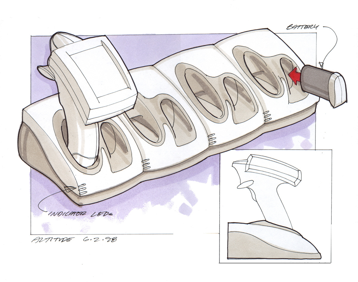 Handheld Terminal Cradle Concept