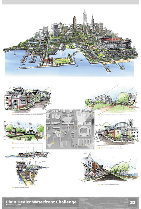 Cleveland Lakefront Design (collaboration with www.richardsondesign.com), 2003.