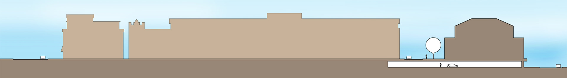 Lakewood (OH) Common Design Concept (collaboration with www.richardsondesign.com), 2006.