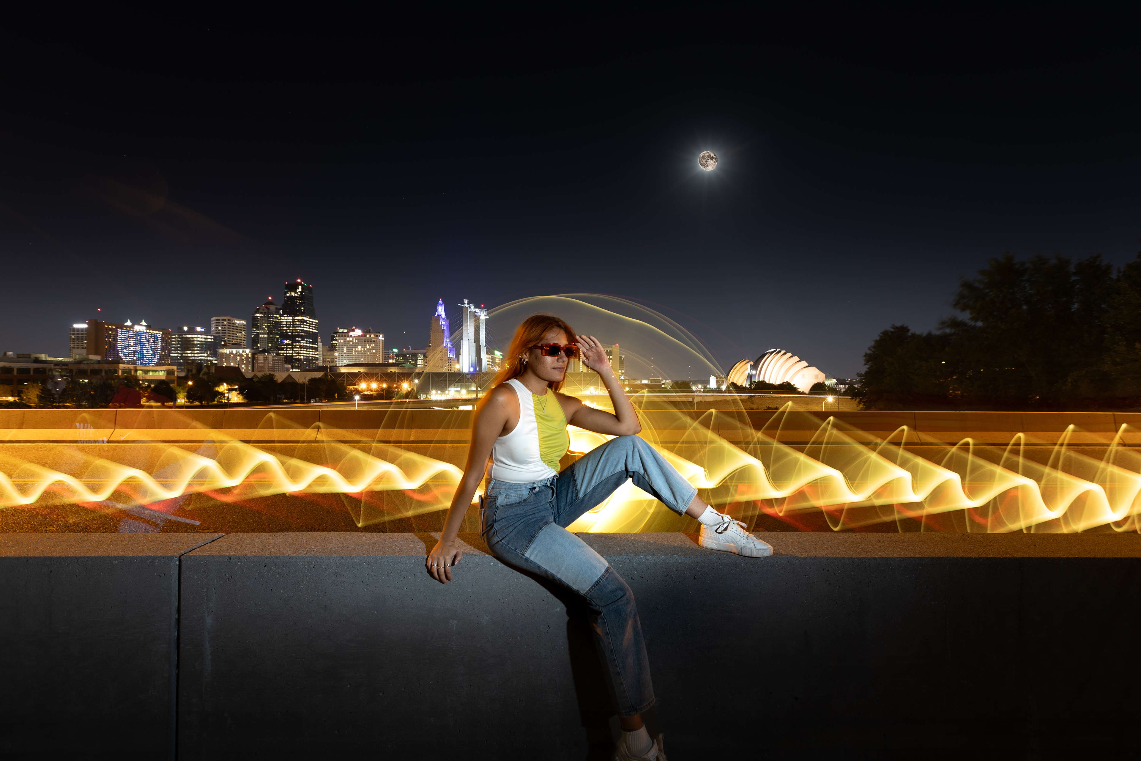 Light Painting Portrait