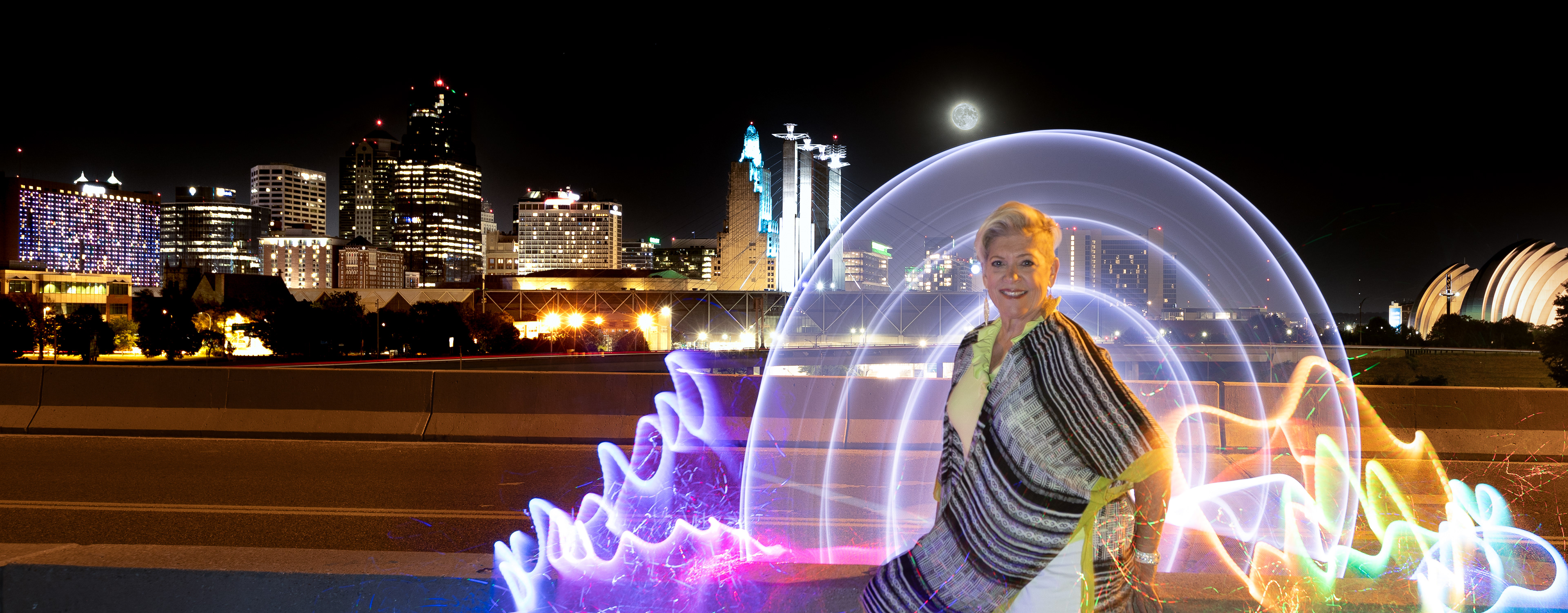 Light Painting Portrait