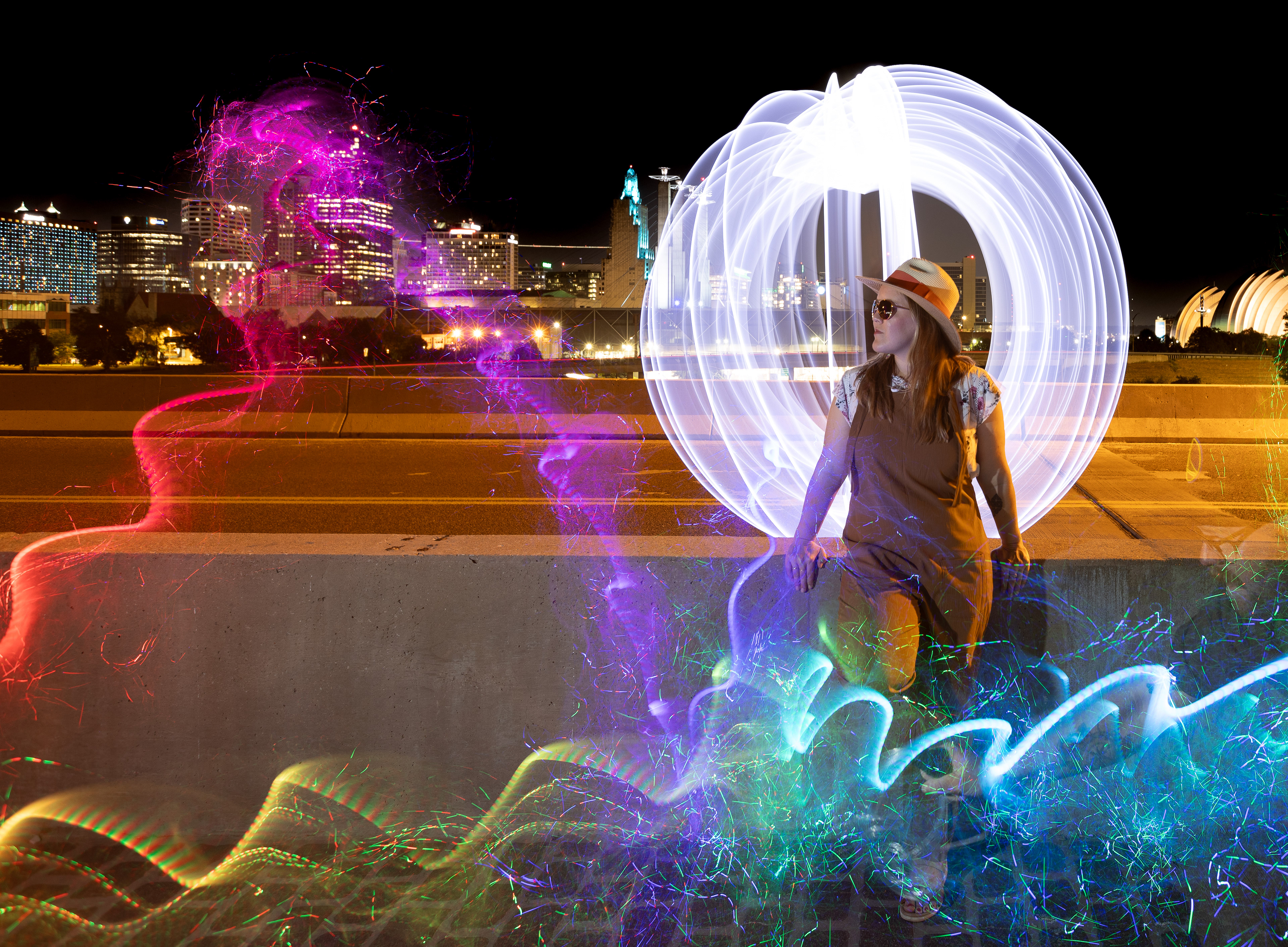 Light Painting Portrait