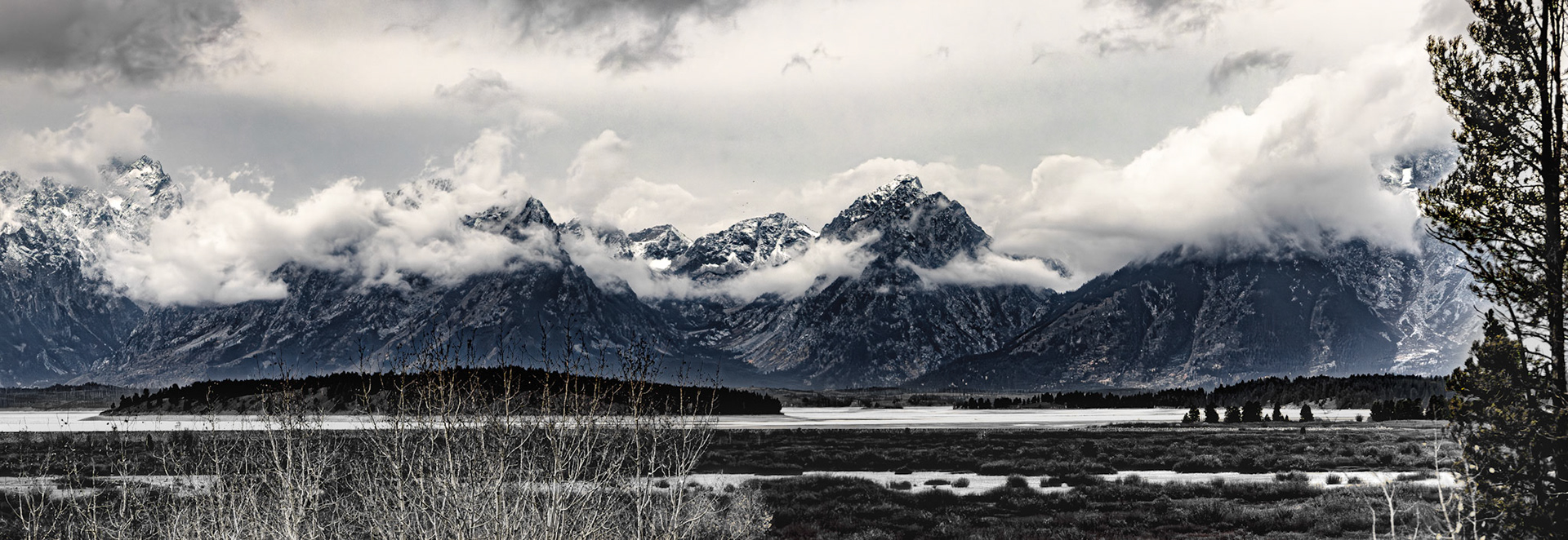 The Grand Tetons from Yellowstone, WY