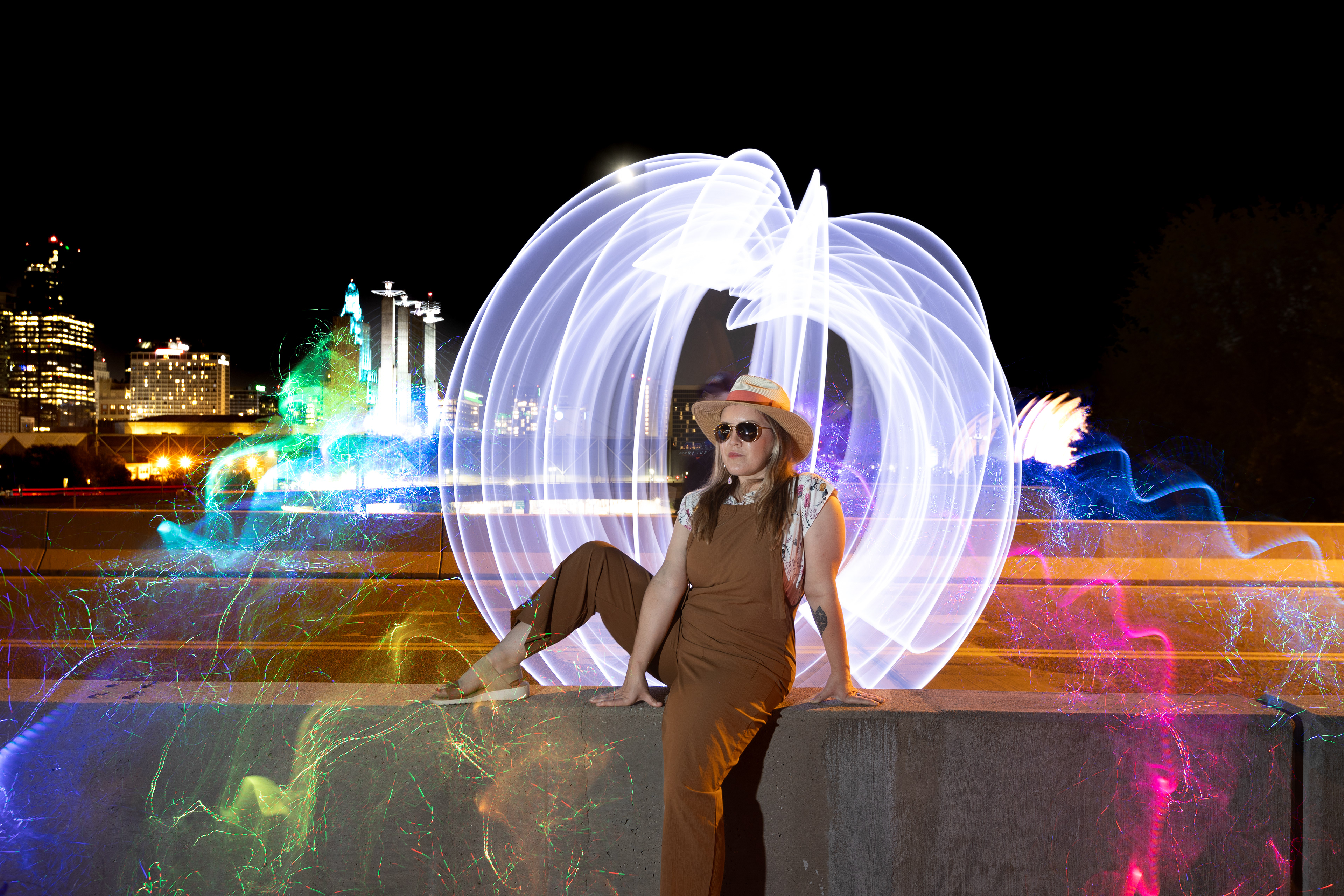 Light Painting Portrait