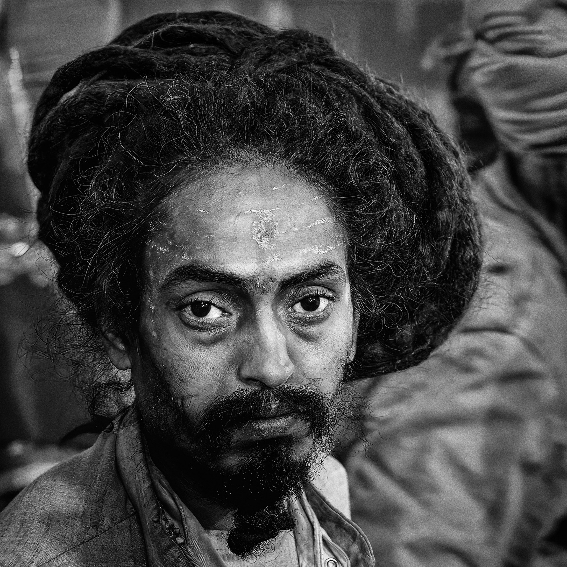 An Ascetic the night prior to the first holy dip