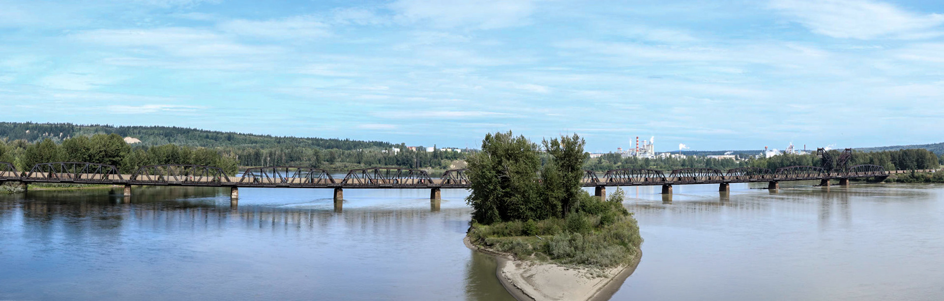 CN bridge from Yellowhead Bridge