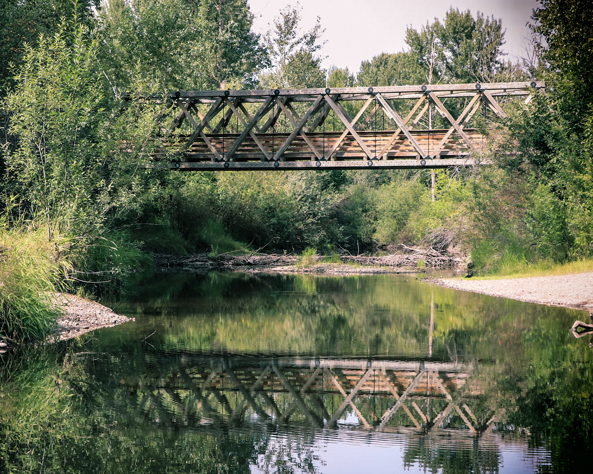 Model of Old Camron Street Bridge