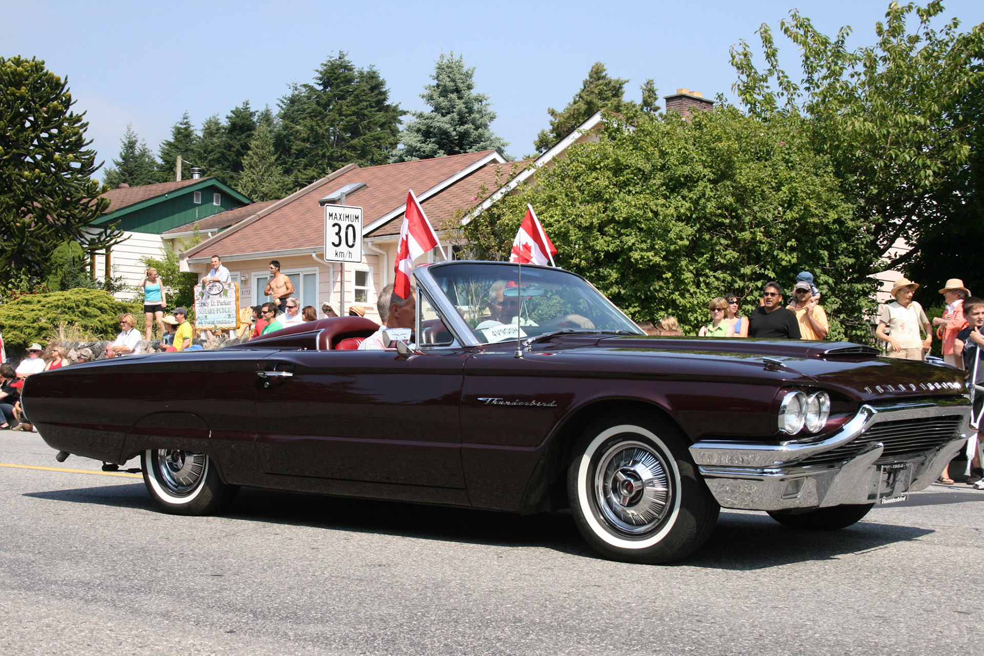 Tbird on parade
