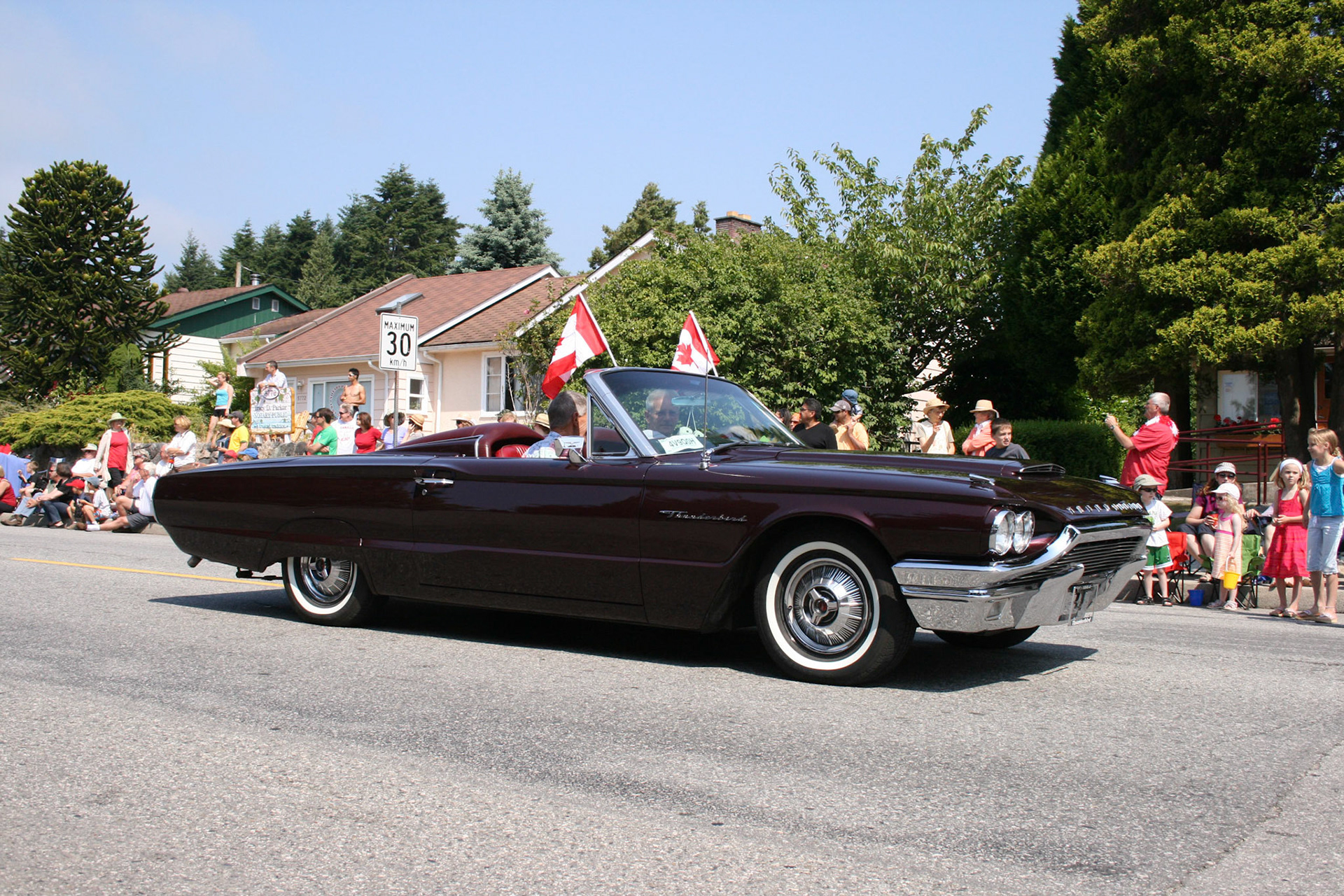Tbird on parade