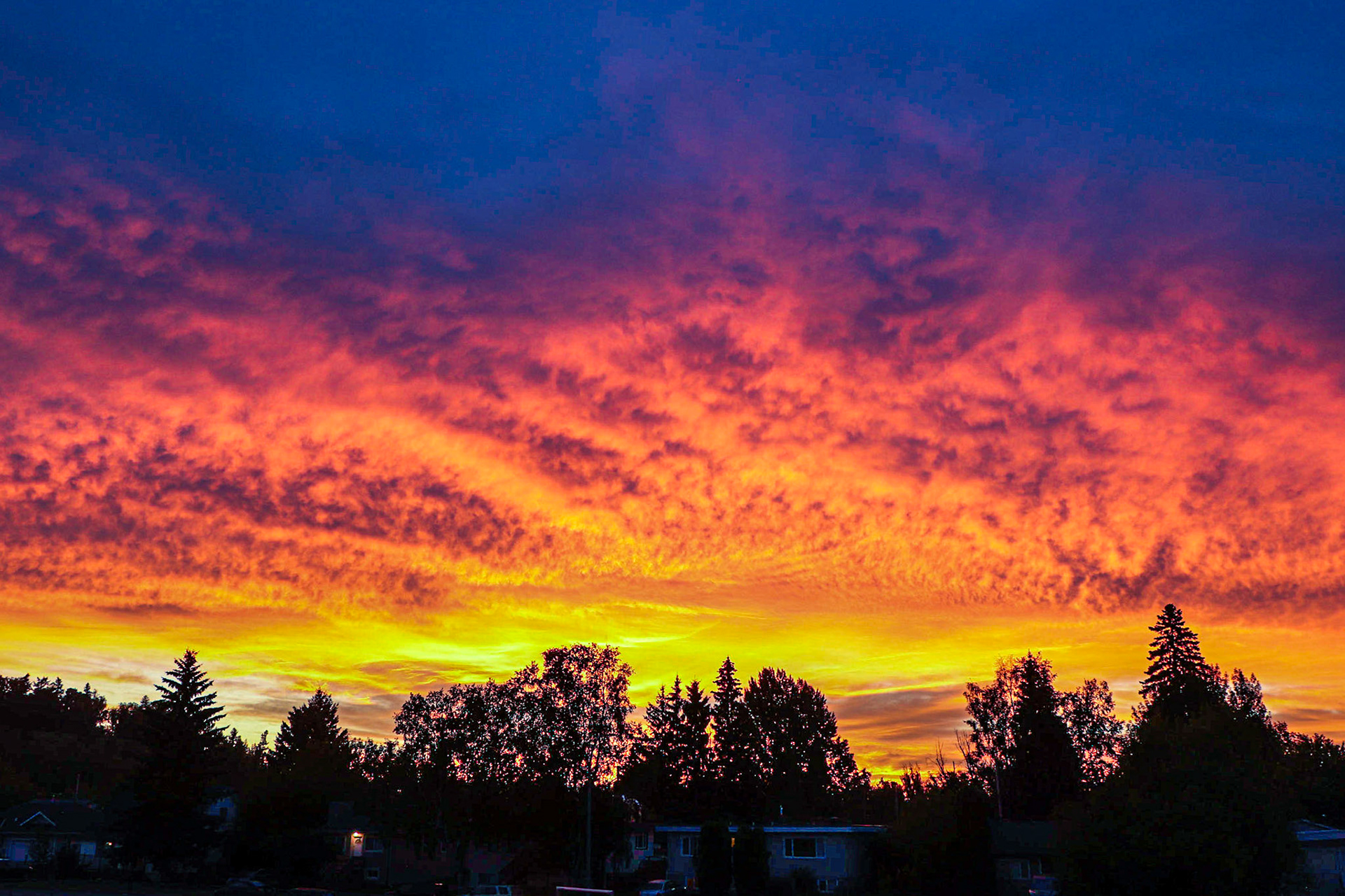 Sunrise August 18, 2020 5:47 AM.