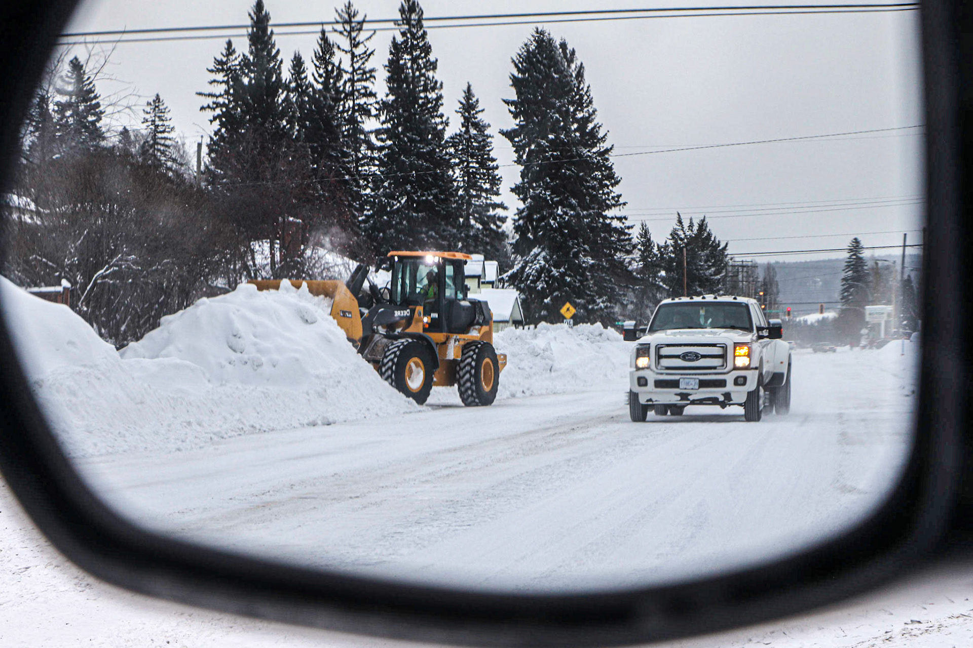 Clean-up in progress.