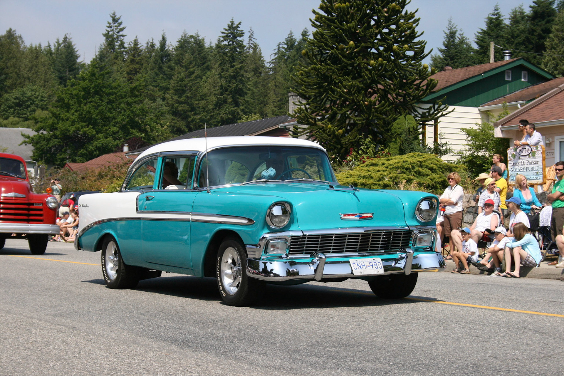 55 Chev On Parade