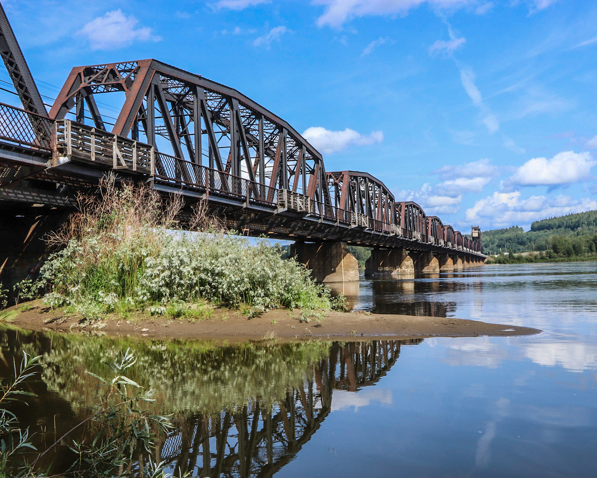 CN Bridge seen from Heritage Trail