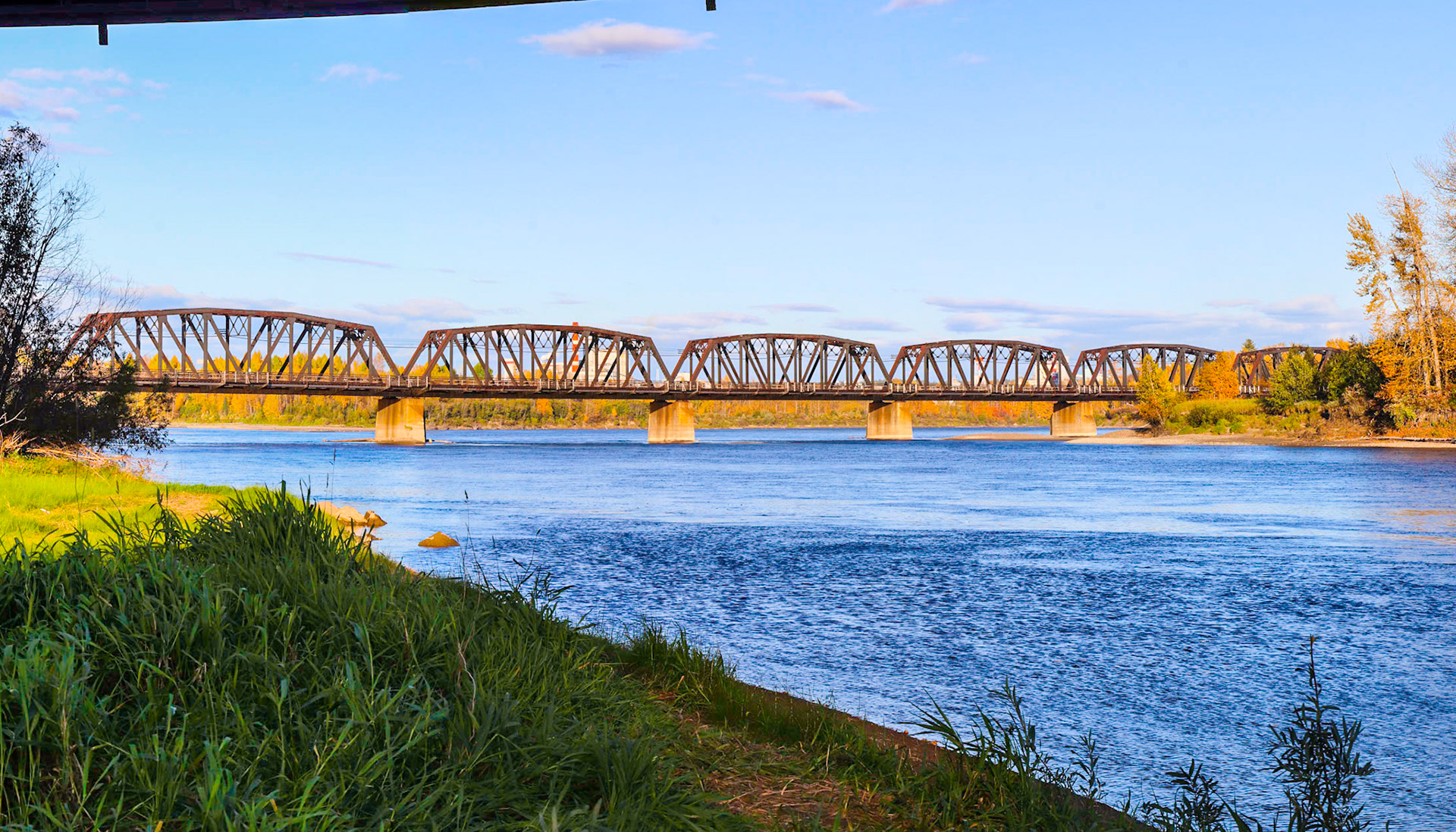 CN bridge from Yellowhead bridge